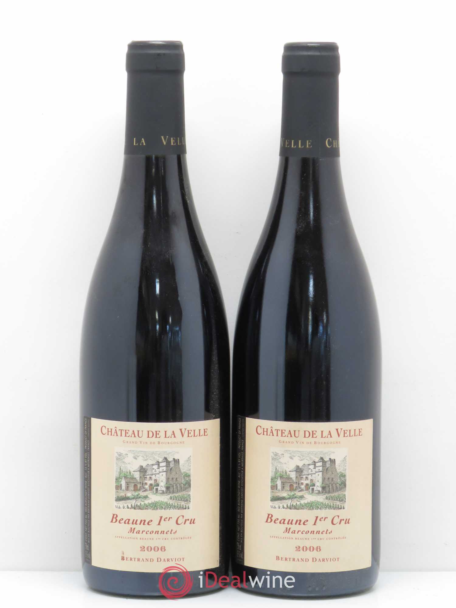 Beaune 1er Cru Les Marconnets Château de la Velle Darviot 2006 - Posten von 2 Flaschen - 0