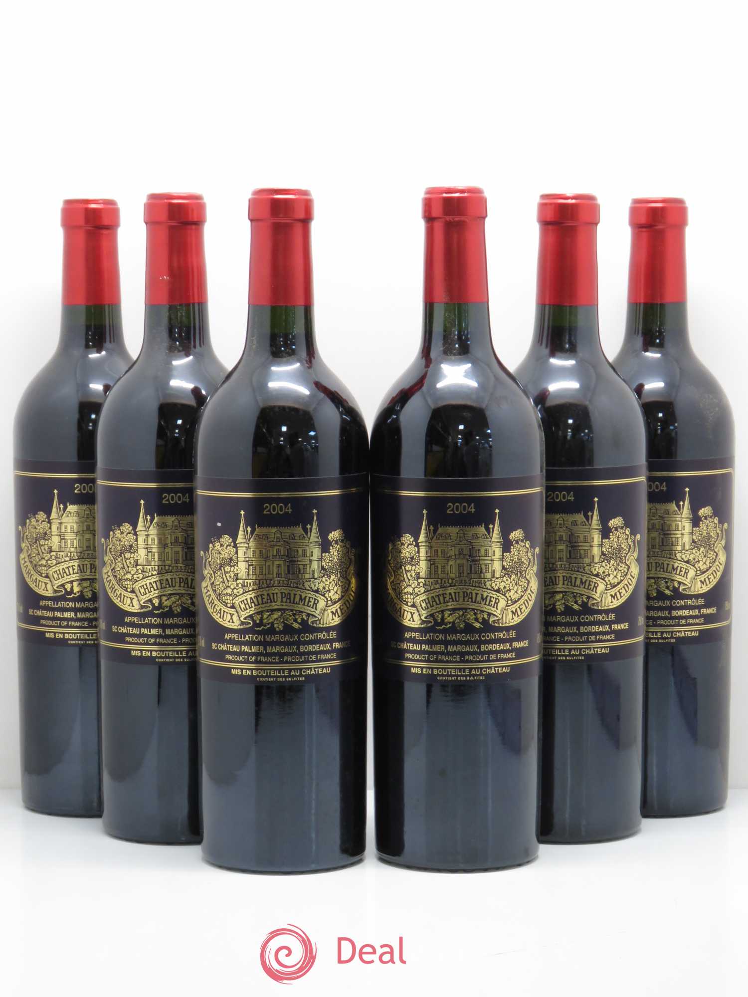 Château Palmer 3ème Grand Cru Classé 2004 - Lot de 6 bouteilles - 0