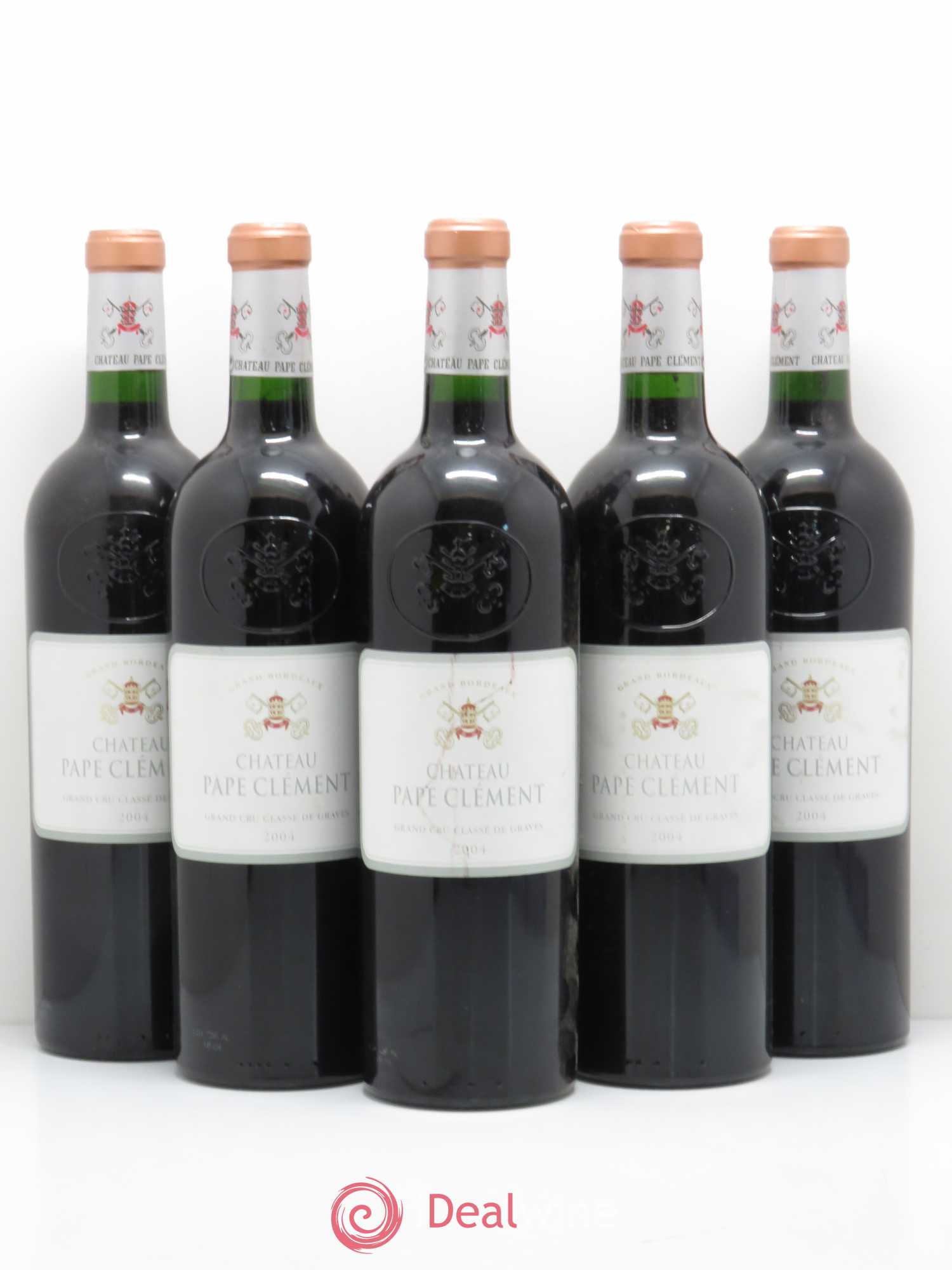 Château Pape Clément Cru Classé de Graves 2004 - Lot de 5 bouteilles - 0