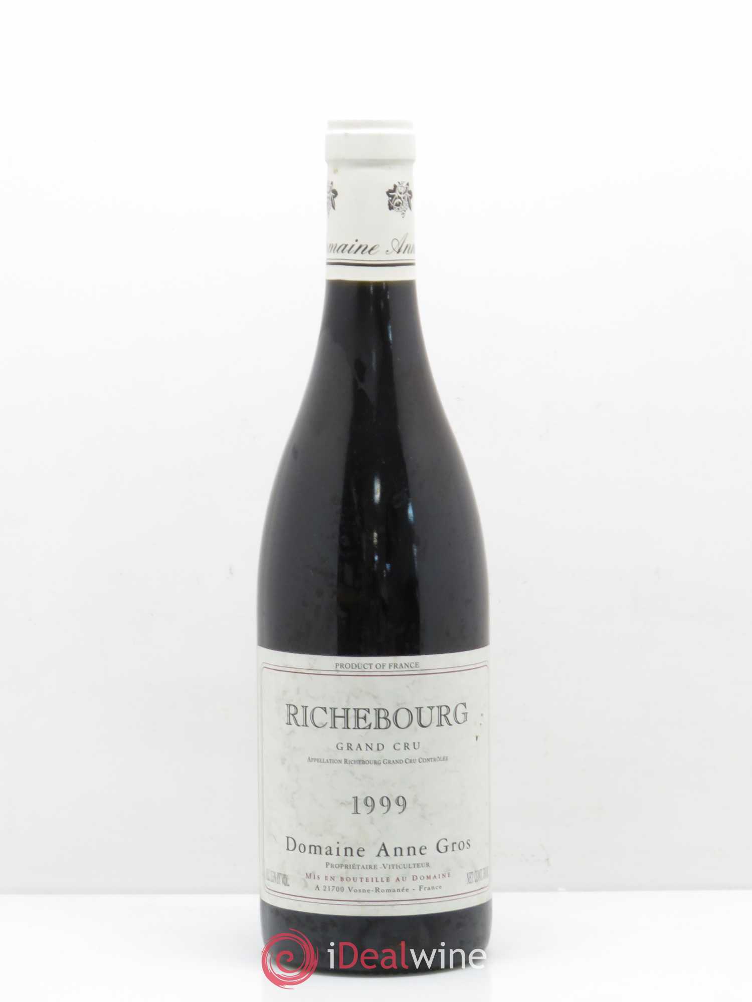 Richebourg Grand Cru Anne Gros 1999 - Lot de 1 bouteille - 0
