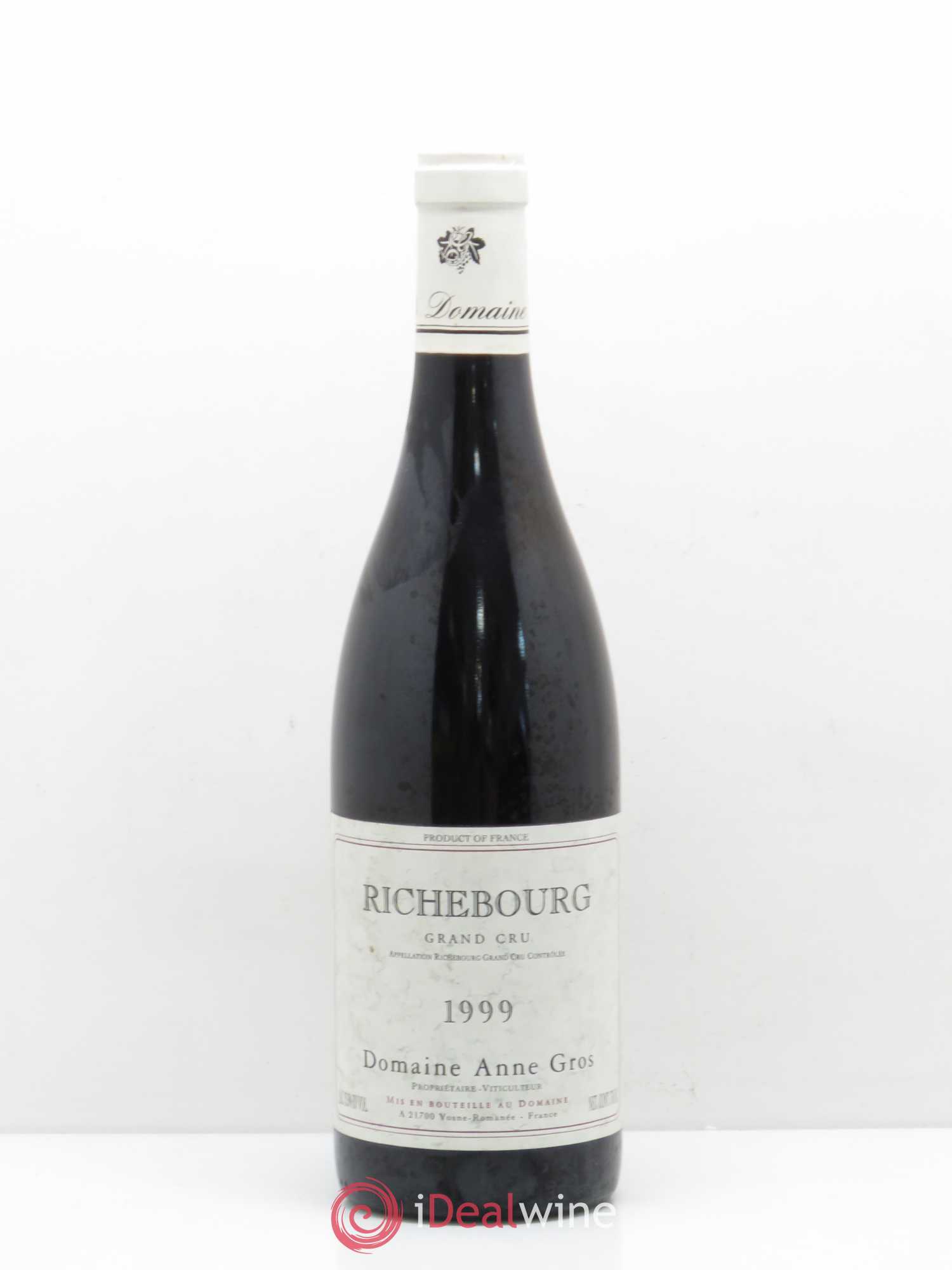 Richebourg Grand Cru Anne Gros 1999 - Lot de 1 bouteille - 0