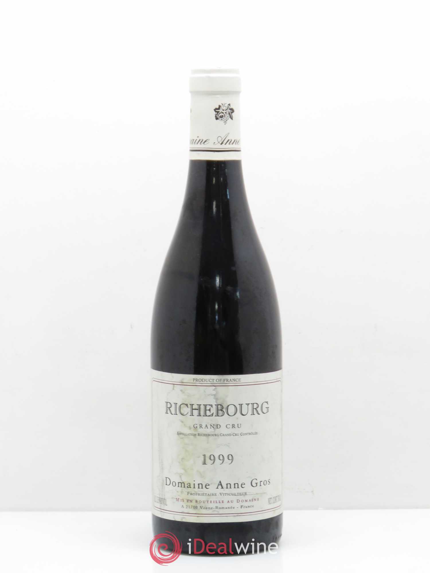 Richebourg Grand Cru Anne Gros 1999 - Lot de 1 bouteille - 0