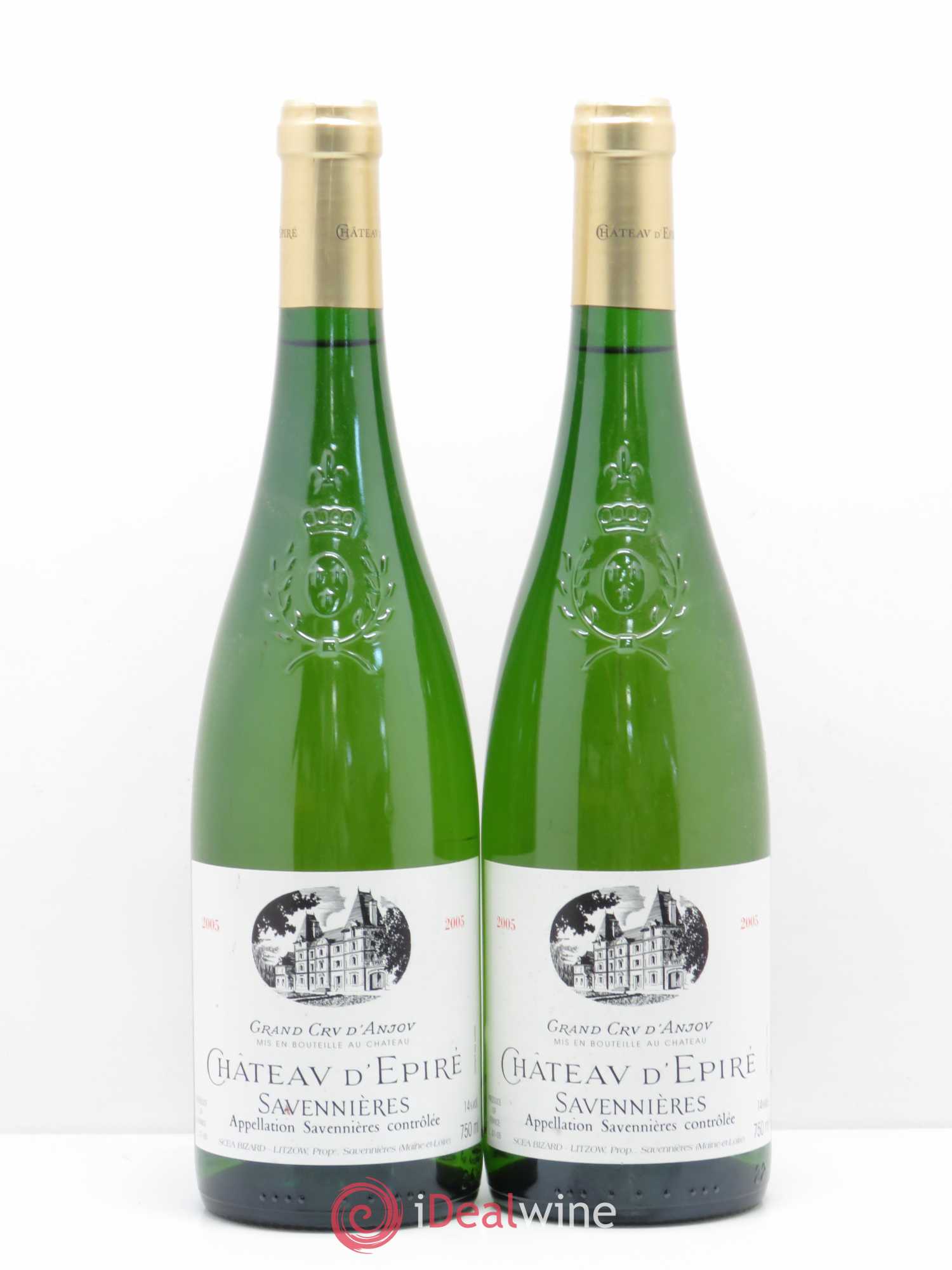 Savennières Chateau d'Epire 2005 - Posten von 2 Flaschen - 0