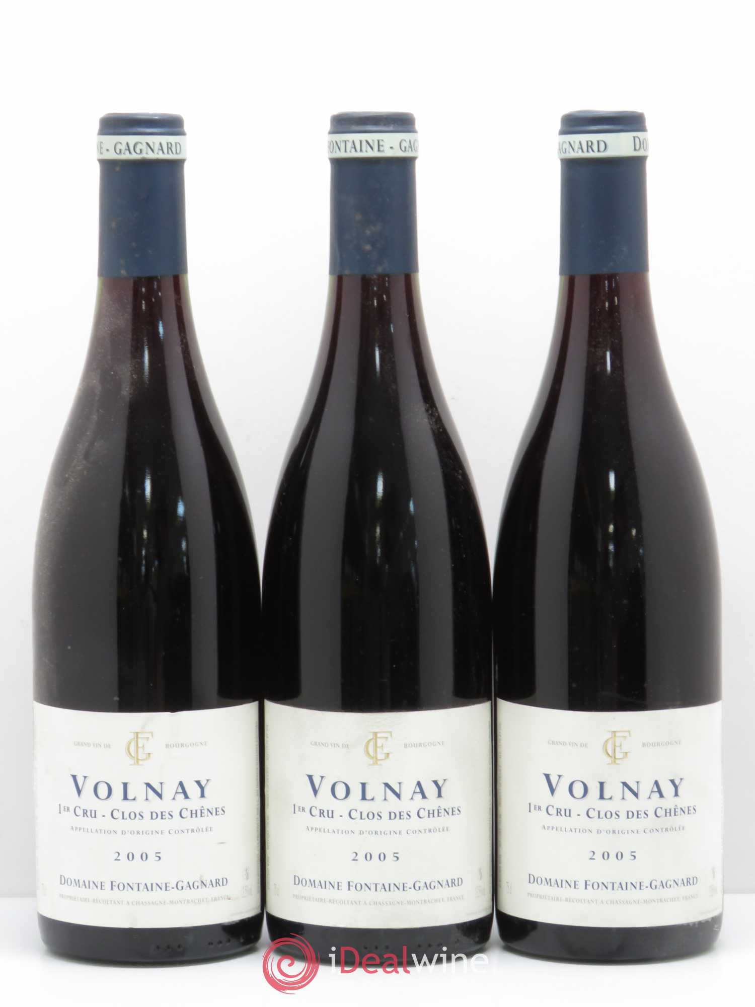 Volnay 1er Cru Clos des Chenes Domaine Fontaine Gagnard 2005 - Posten von 3 Flaschen - 0