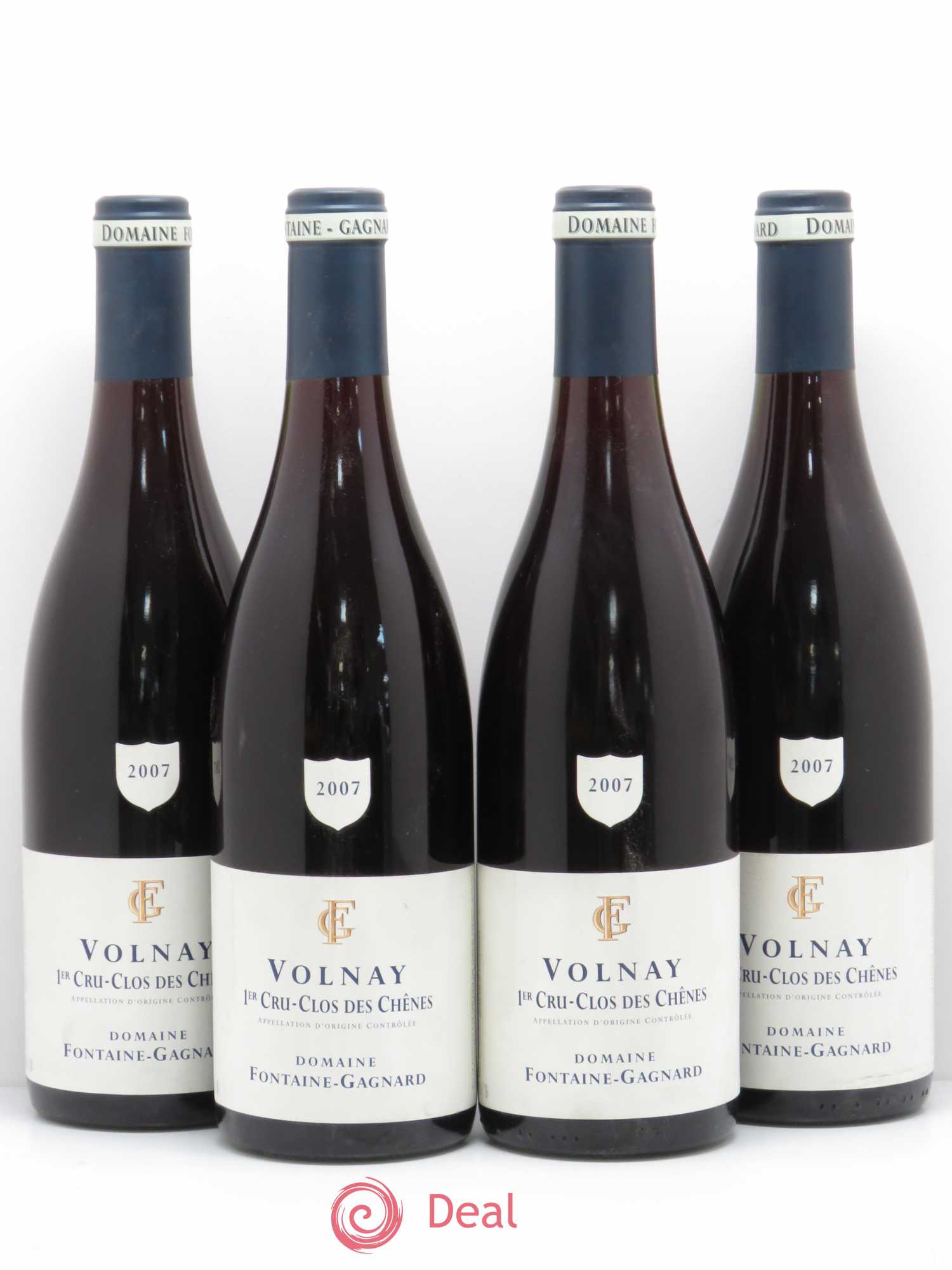 Volnay 1er Cru Clos des Chenes Domaine Fontaine Gagnard 2007 - Lot de 4 bouteilles - 0