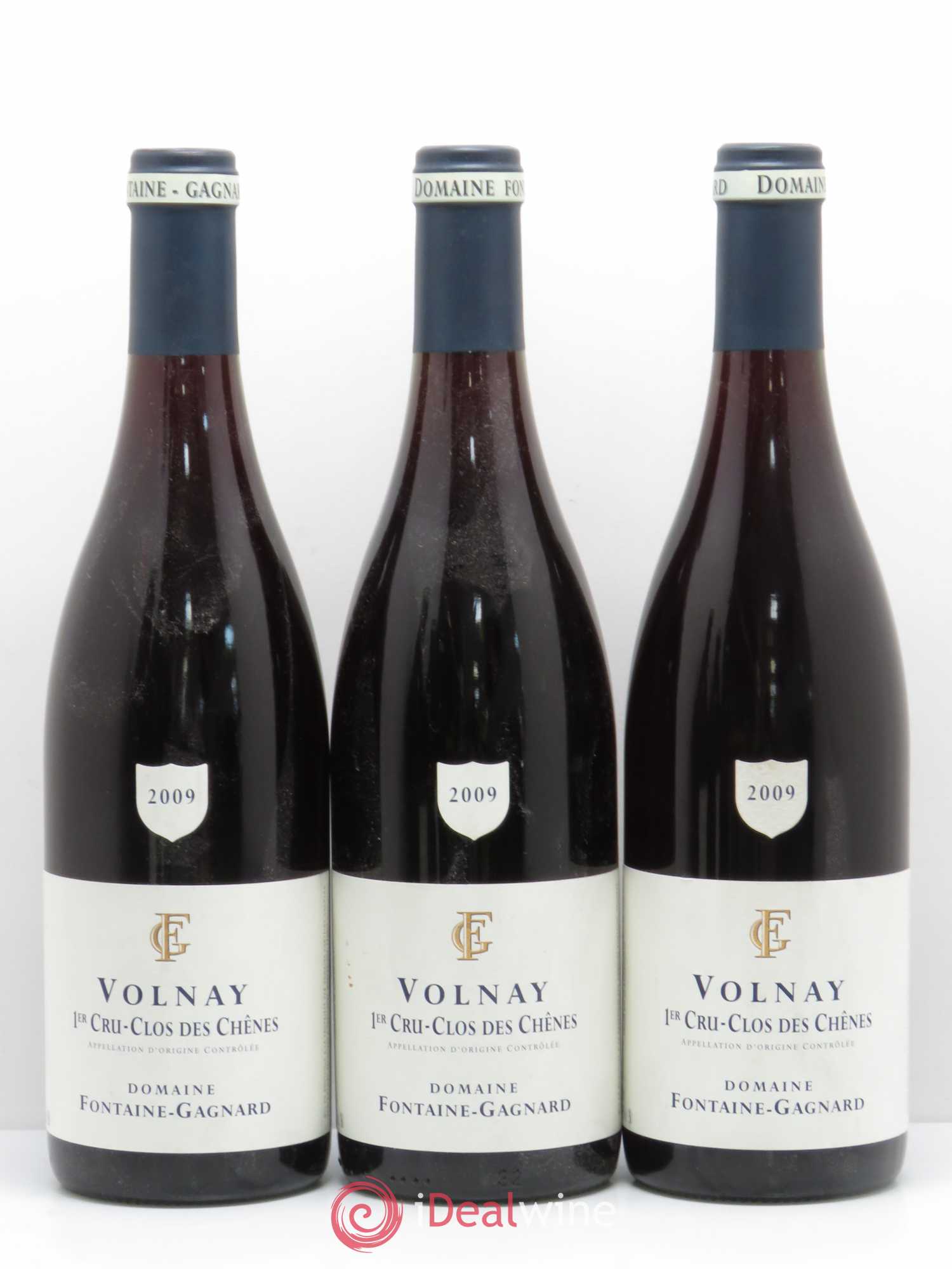 Volnay 1er Cru Clos des Chenes Domaine Fontaine Gagnard 2009 - Posten von 6 Flaschen - 1