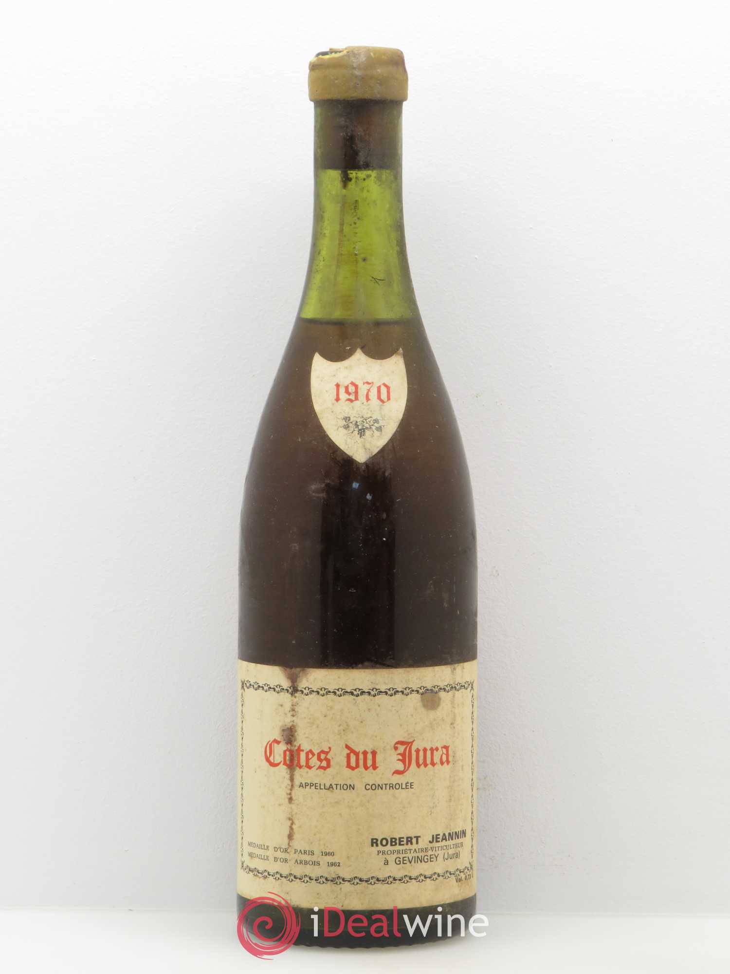 Côtes du Jura Robert Jeannin (sans prix de réserve) 1970 - Posten von 1 Flasche - 0
