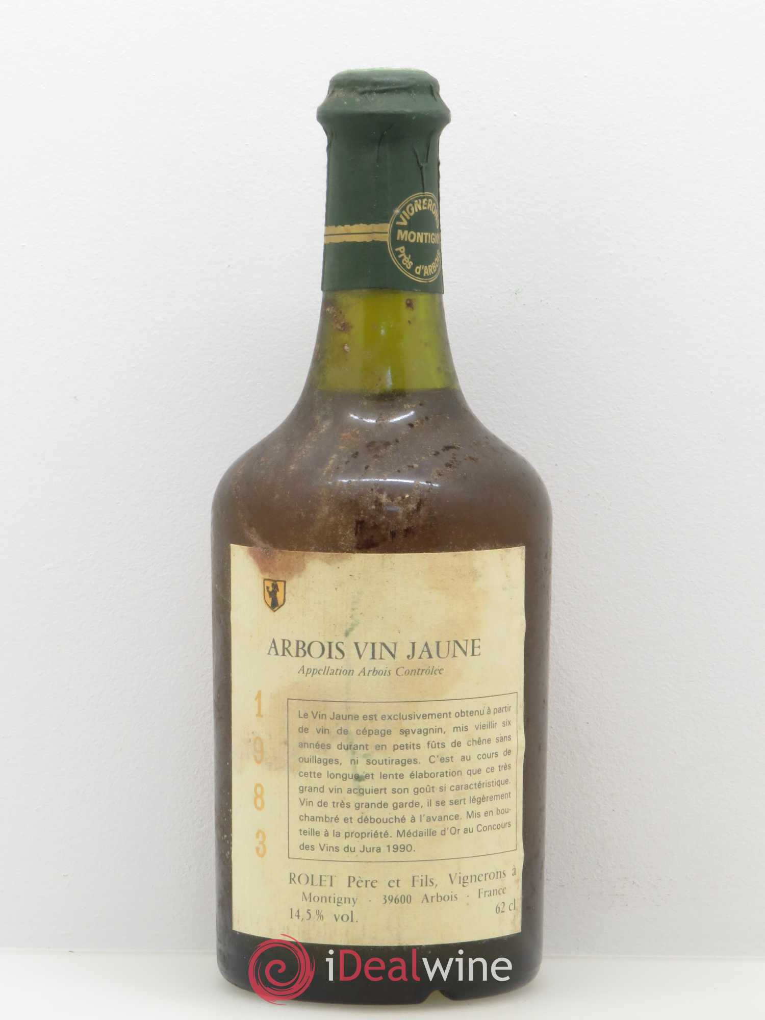Arbois Vin Jaune Domaine Rolet 1983 - Lot de 1 bouteille - 0