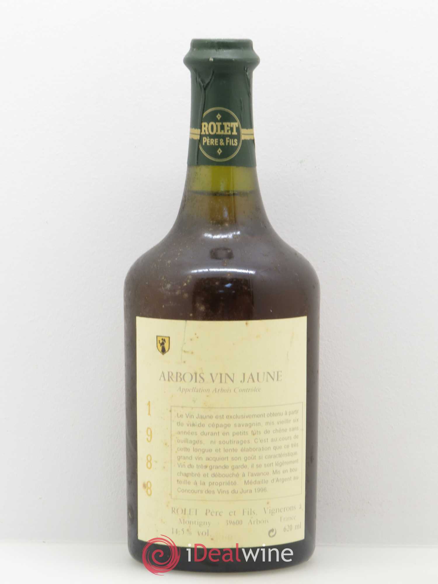 Arbois Vin Jaune Domaine Rolet 1988 - Lot de 1 bouteille - 0
