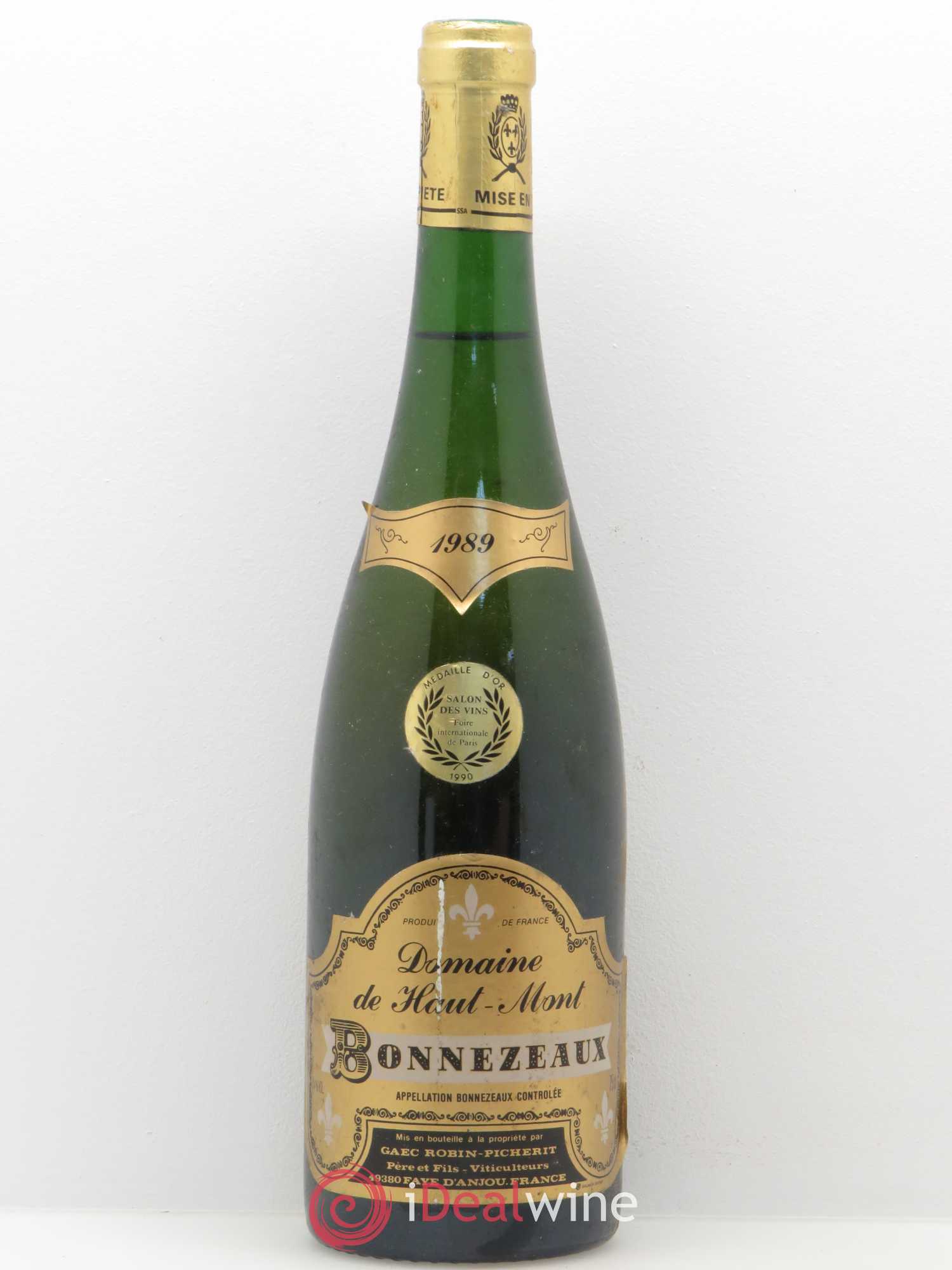 Bonnezeaux Domaine de Haut Mont 1989 - Lotto di 1 bottiglia - 0