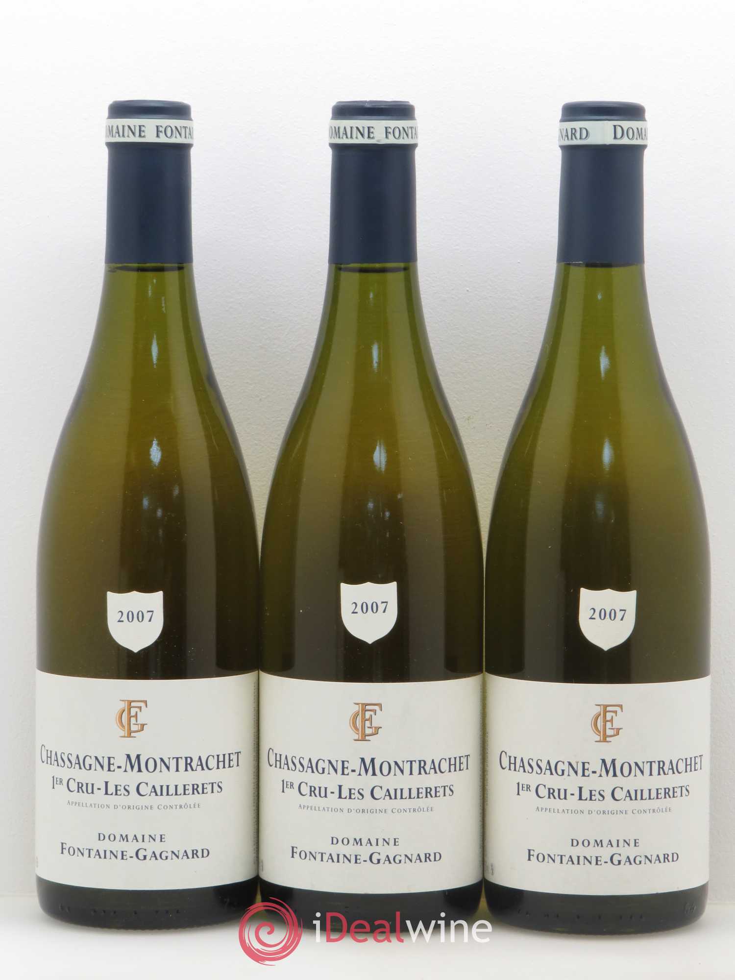 Chassagne-Montrachet 1er Cru Les Caillerets Domaine Fontaine-Gagnard 2007 - Posten von 3 Flaschen - 0