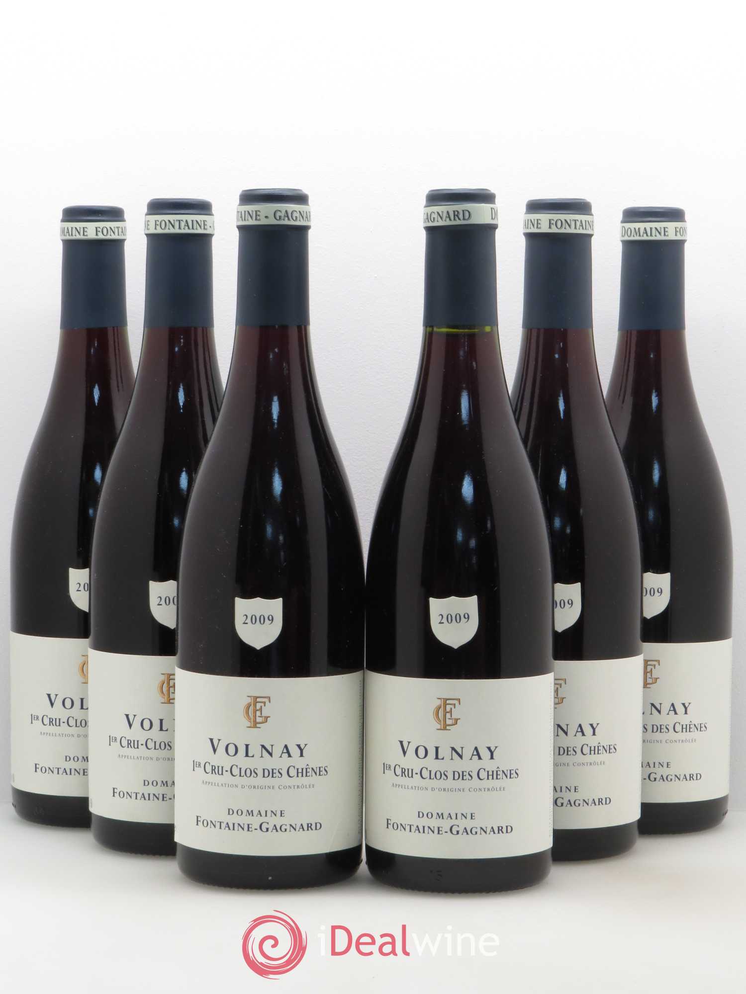 Volnay 1er Cru Clos Des Chênes Domaine Fontaine-Gagnard 2009 - Posten von 6 Flaschen - 0
