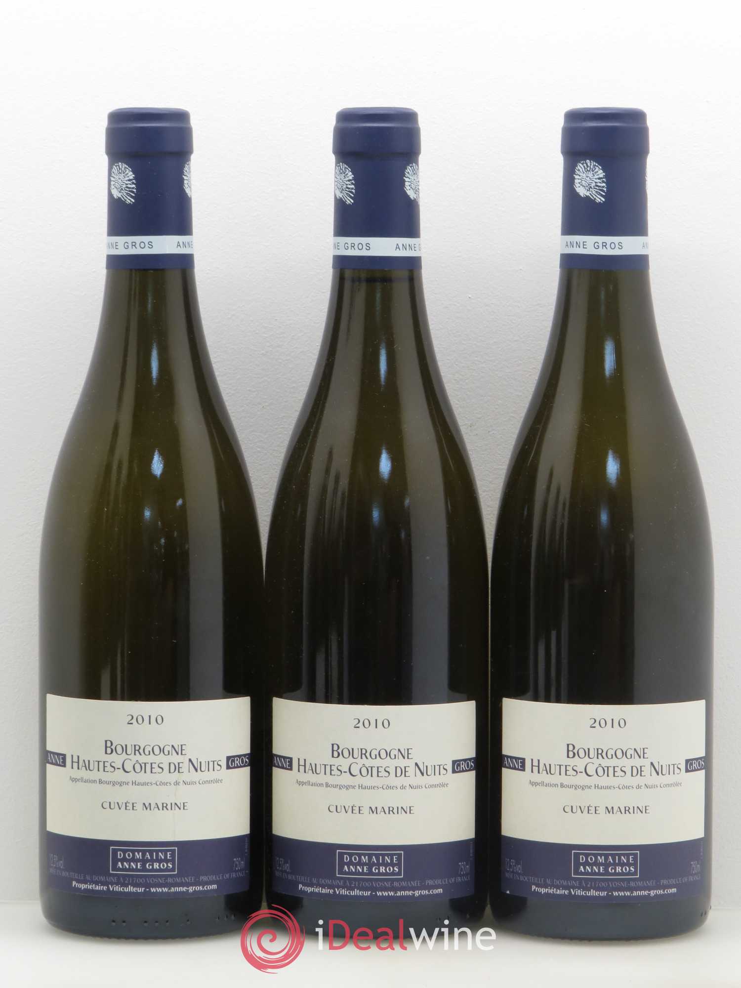 Hautes-Côtes de Nuits Cuvée Marine Anne Gros 2010 - Lot de 6 bouteilles - 1