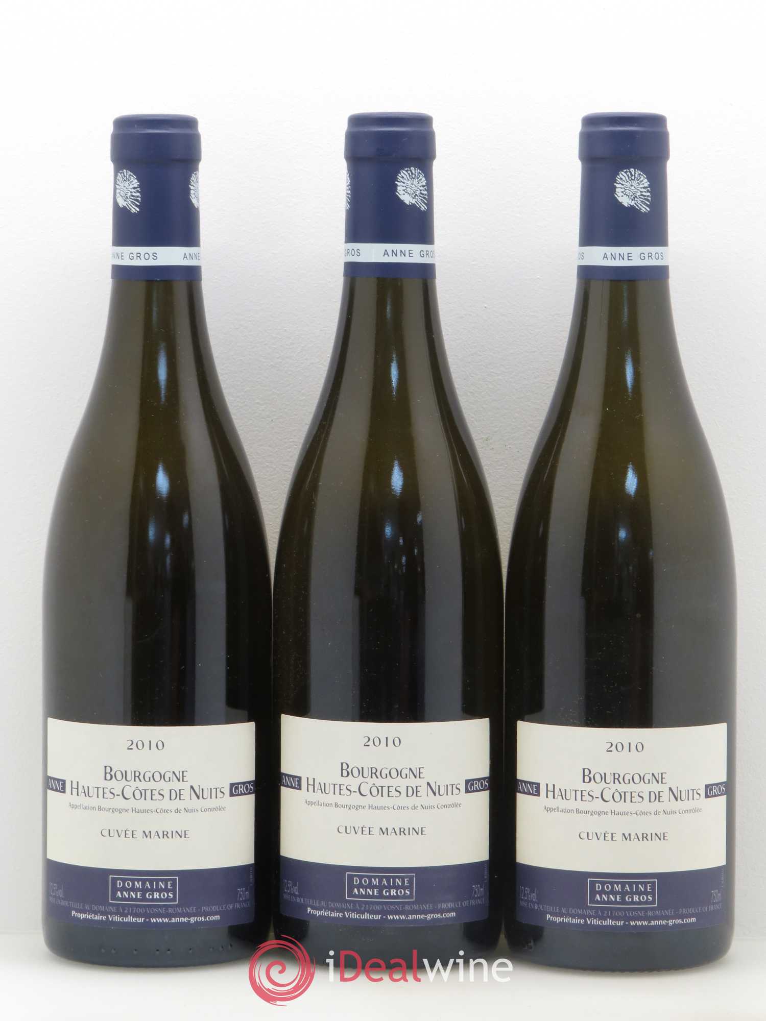 Hautes-Côtes de Nuits Cuvée Marine Anne Gros 2010 - Lot de 6 bouteilles - 2