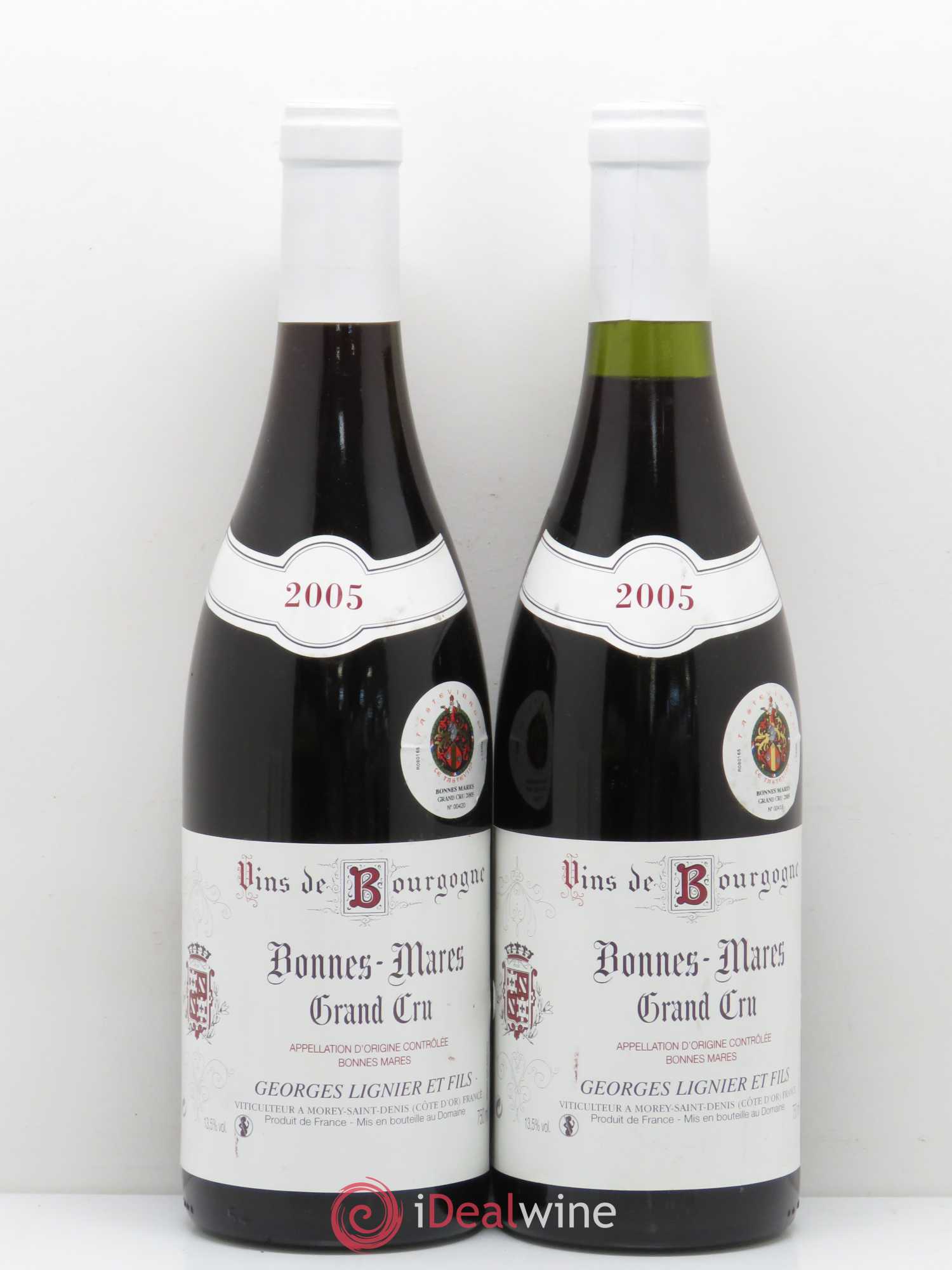 Bonnes-Mares Grand Cru Georges Lignier (Domaine) 2005 - Lot de 2 bouteilles - 0