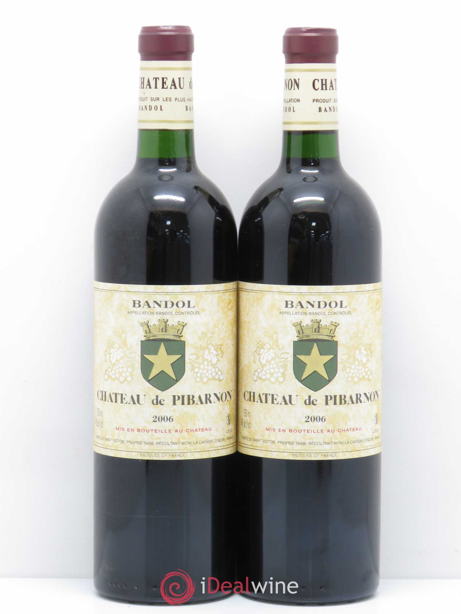 Bandol Château de Pibarnon Comte de Saint-Victor 2006 - Lot de 5 bouteilles - 2