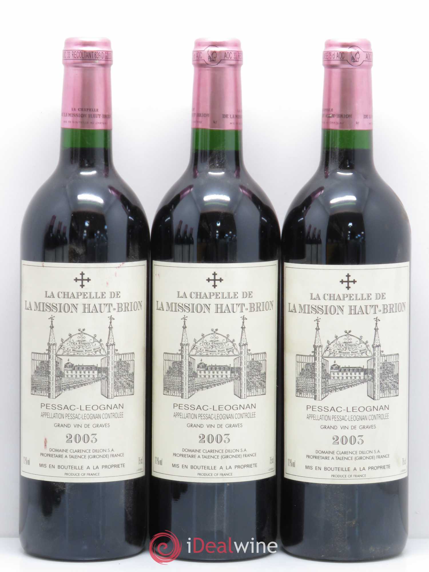 La Chapelle de La Mission Haut-Brion Second Vin 2003 - Lot de 6 bouteilles - 1