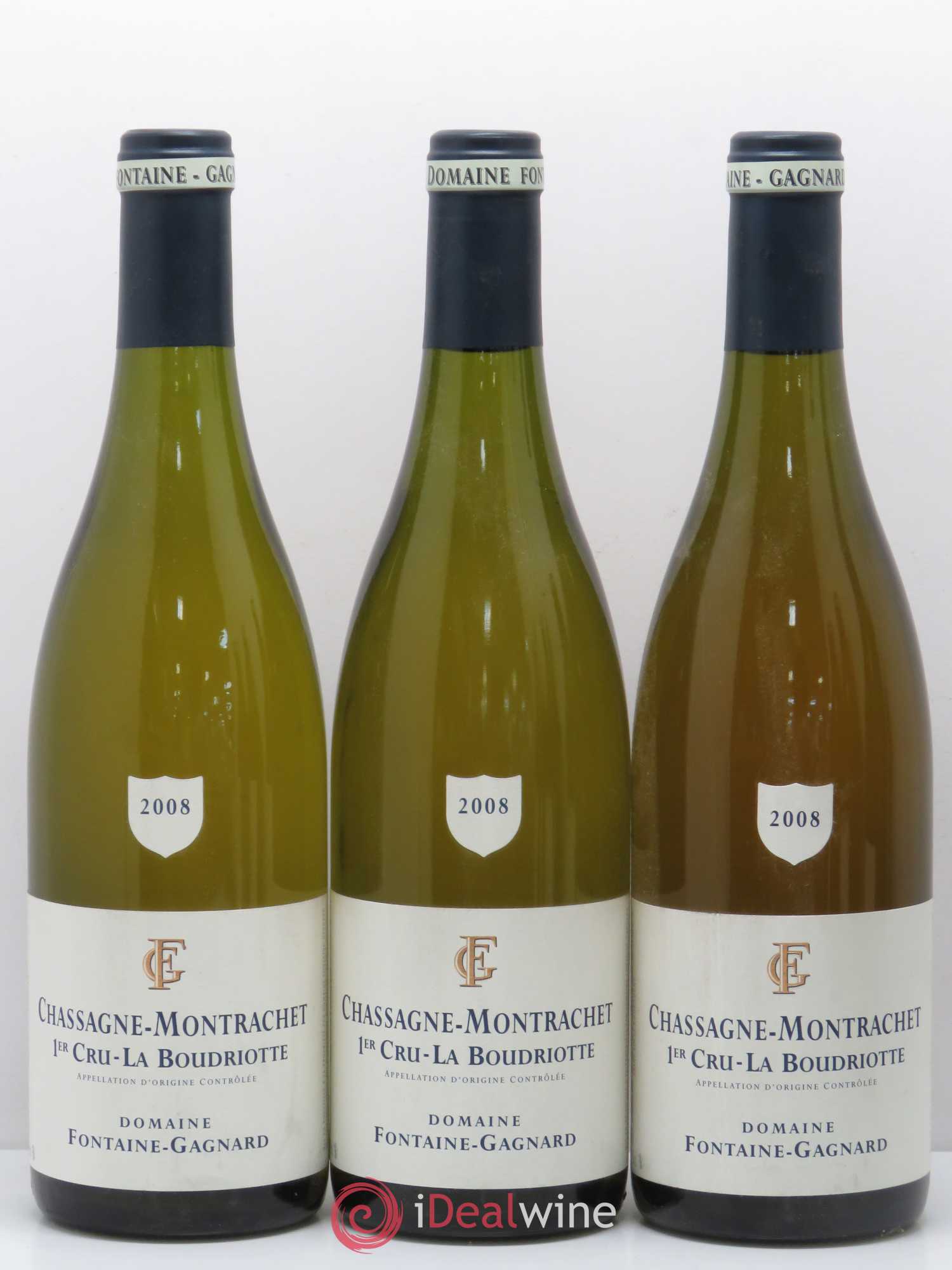 Chassagne-Montrachet 1er Cru Boudriotte Domaine Fontaine Gagnard 2008 - Posten von 6 Flaschen - 2