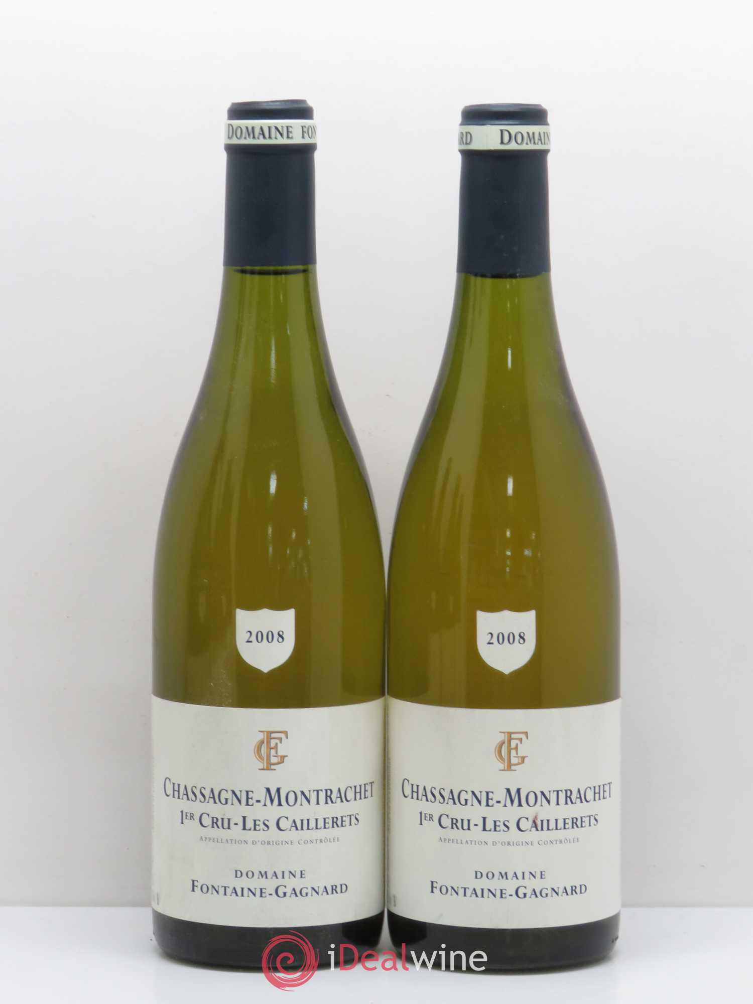 Chassagne-Montrachet 1er Cru Caillerets Domaine Fontaine Gagnard 2008 - Lotto di 5 bottiglie - 2