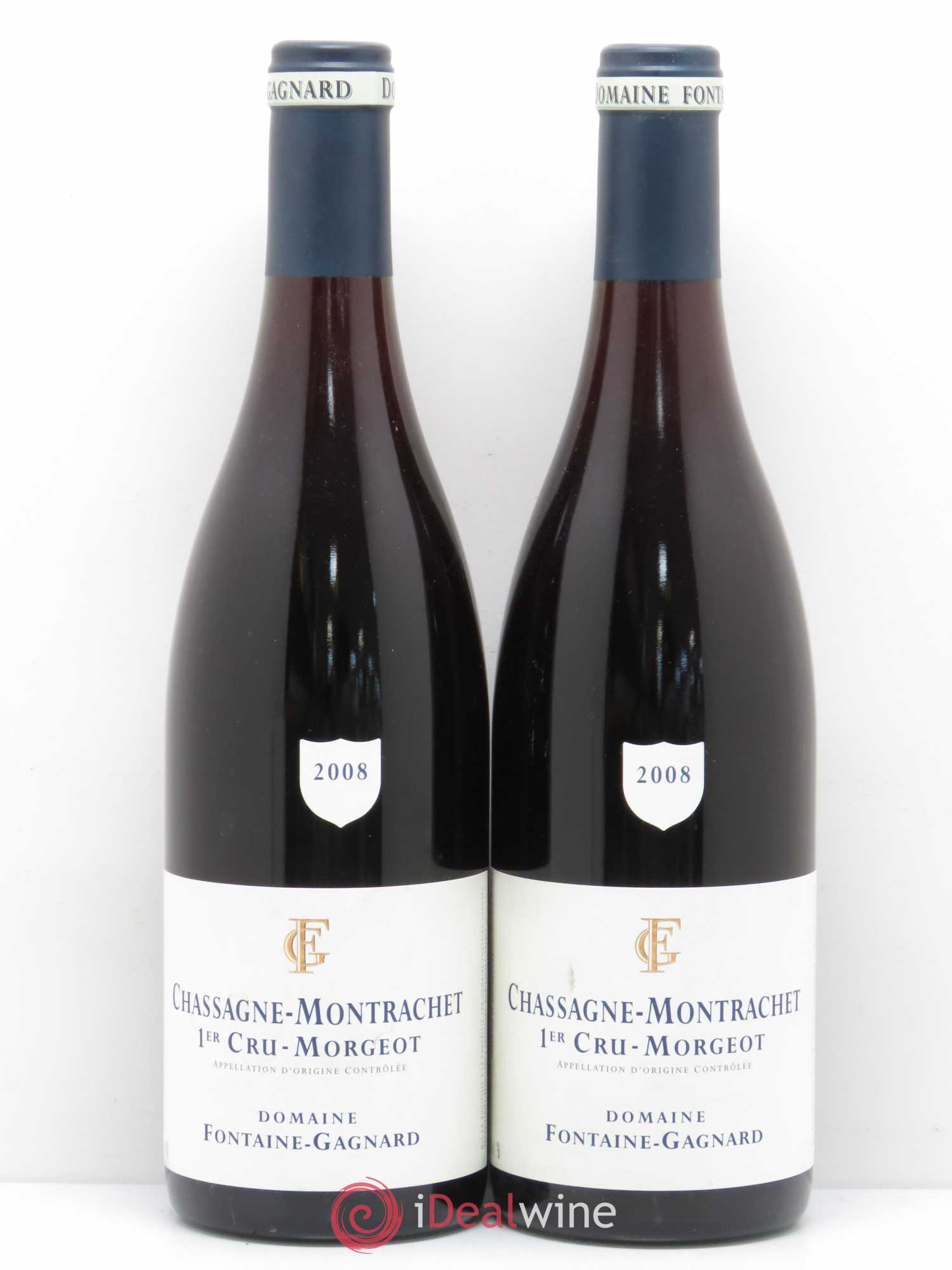Chassagne-Montrachet 1er Cru Morgeot Domaine Fontaine Gagnard 2008 - Posten von 5 Flaschen - 2