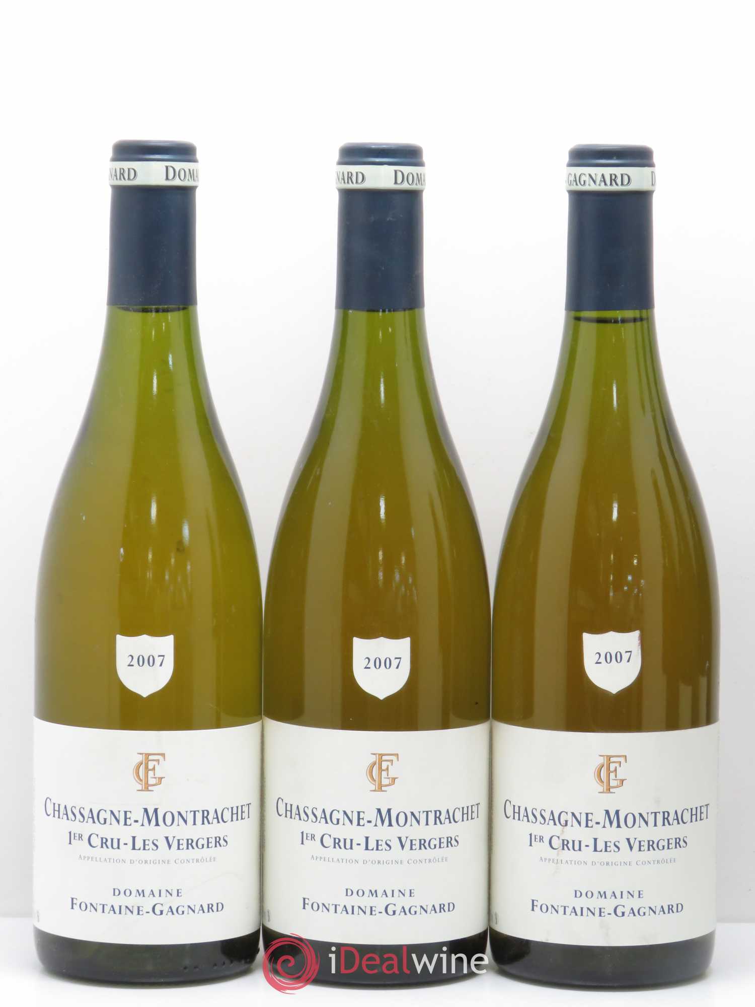 Chassagne-Montrachet 1er Cru Les Vergers Domaine Fontaine Gagnard 2007 - Lotto di 6 bottiglie - 1