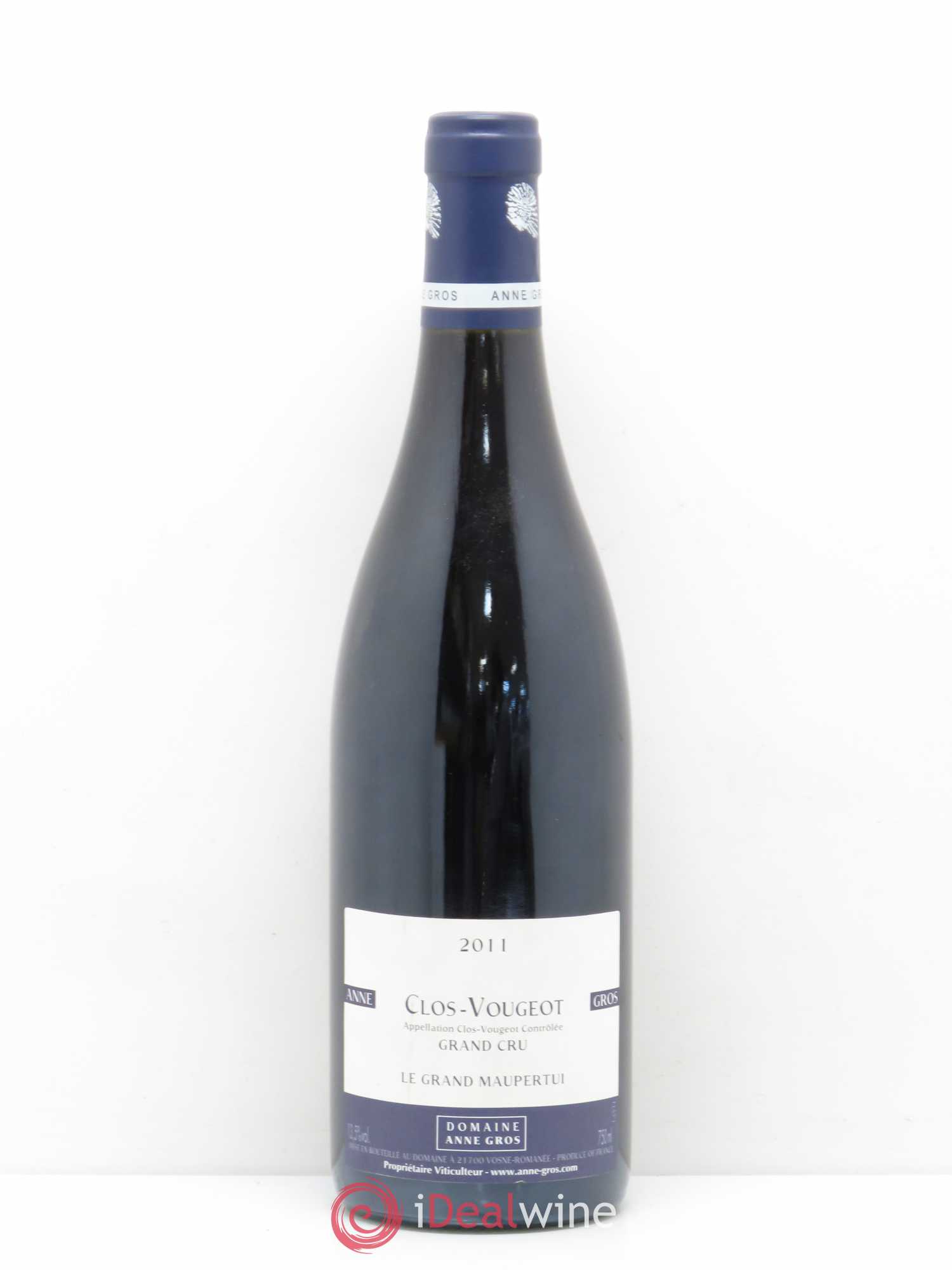 Clos de Vougeot Grand Cru Le Grand Maupertui Anne Gros 2011 - Lot de 1 bouteille - 0