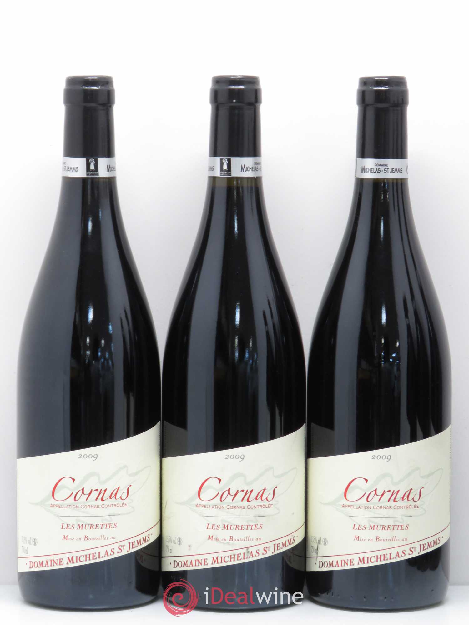 Cornas Les Murettes Domaine Michelas St Jemms 2009 - Posten von 6 Flaschen - 1
