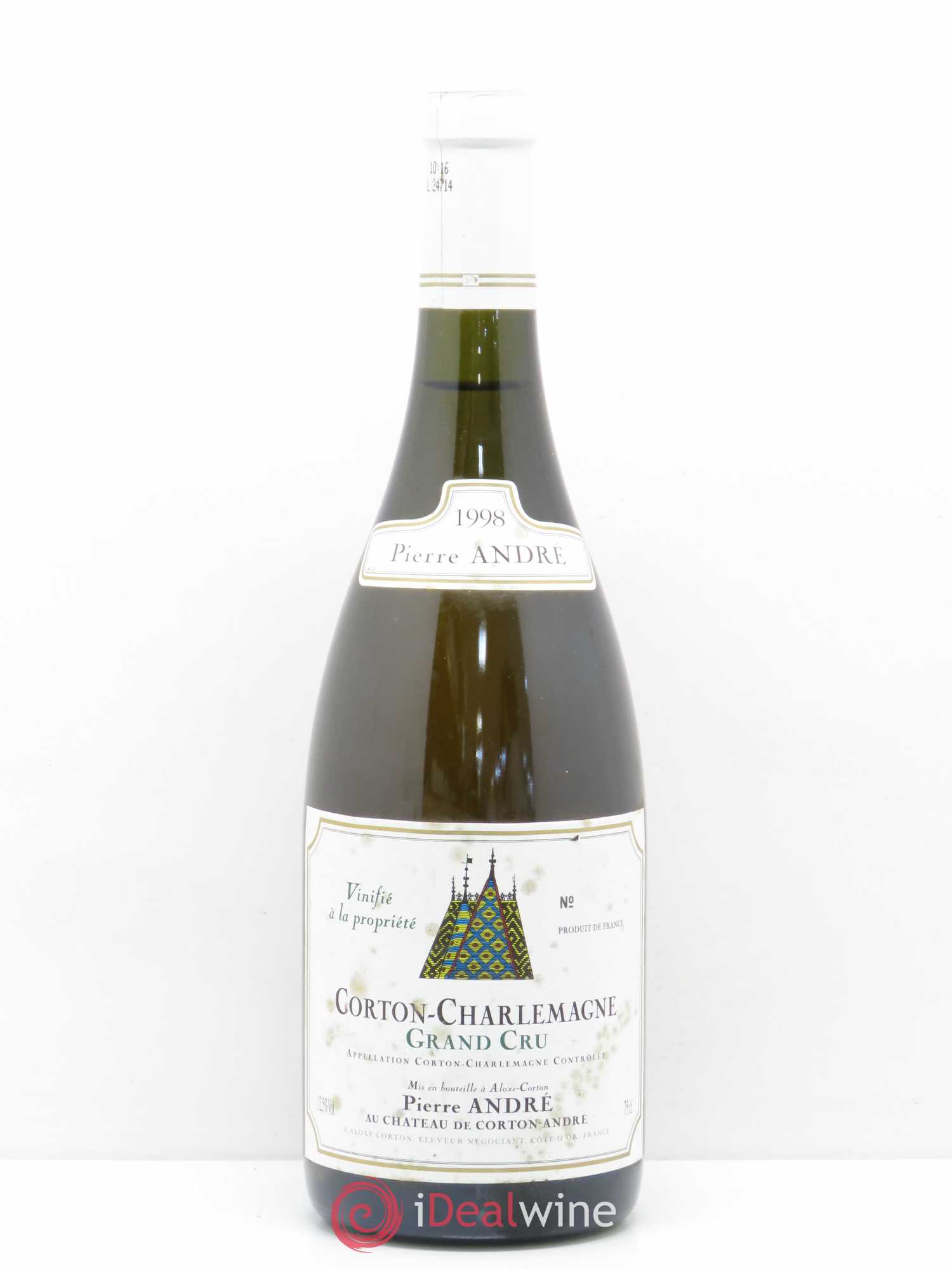 Corton-Charlemagne Grand Cru Domaine Pierre Andre 1998 - Posten von 1 Flasche - 0