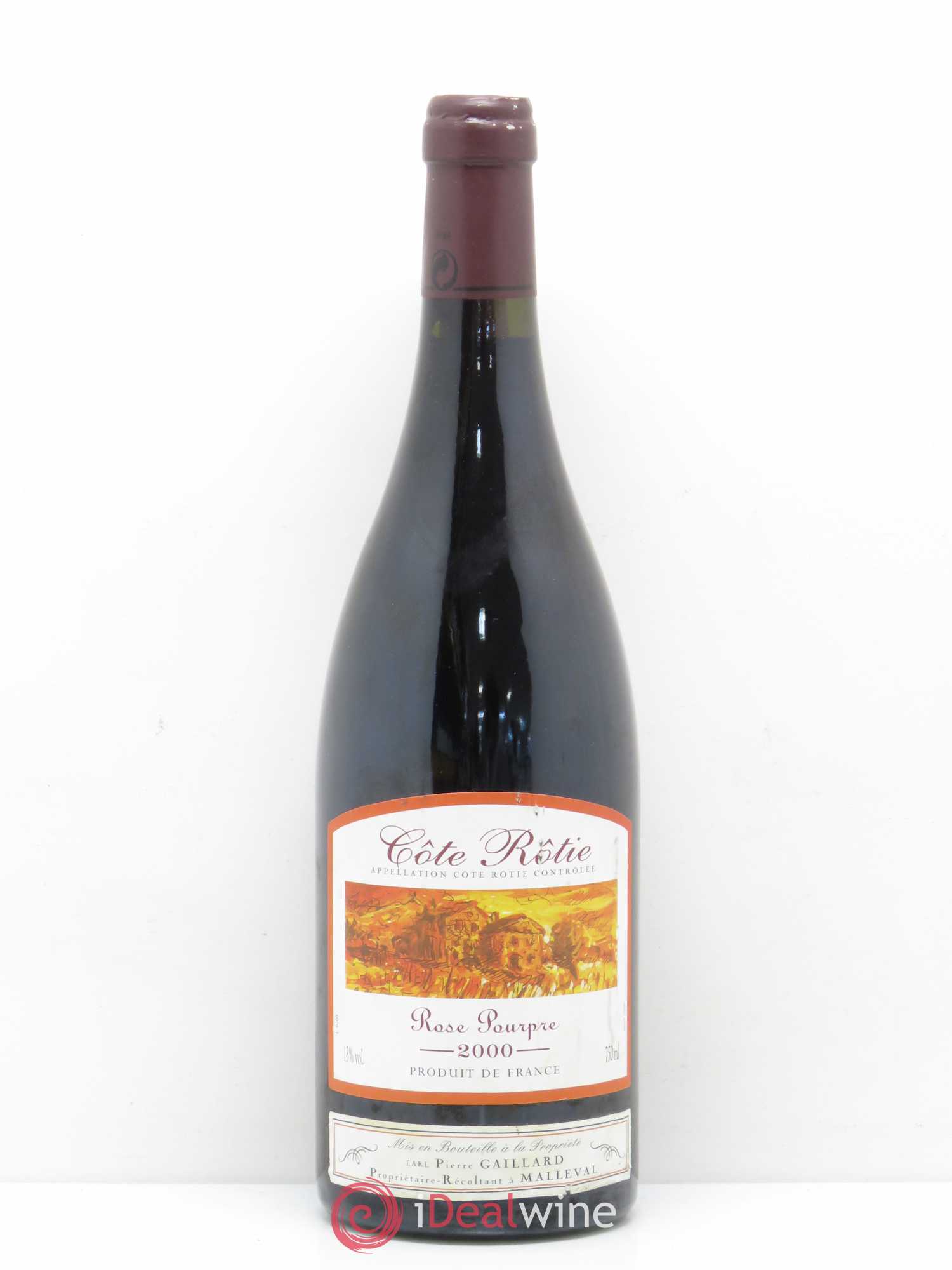 Côte-Rôtie Rose Pourpre Pierre Gaillard 2000 - Lot de 1 bouteille - 0