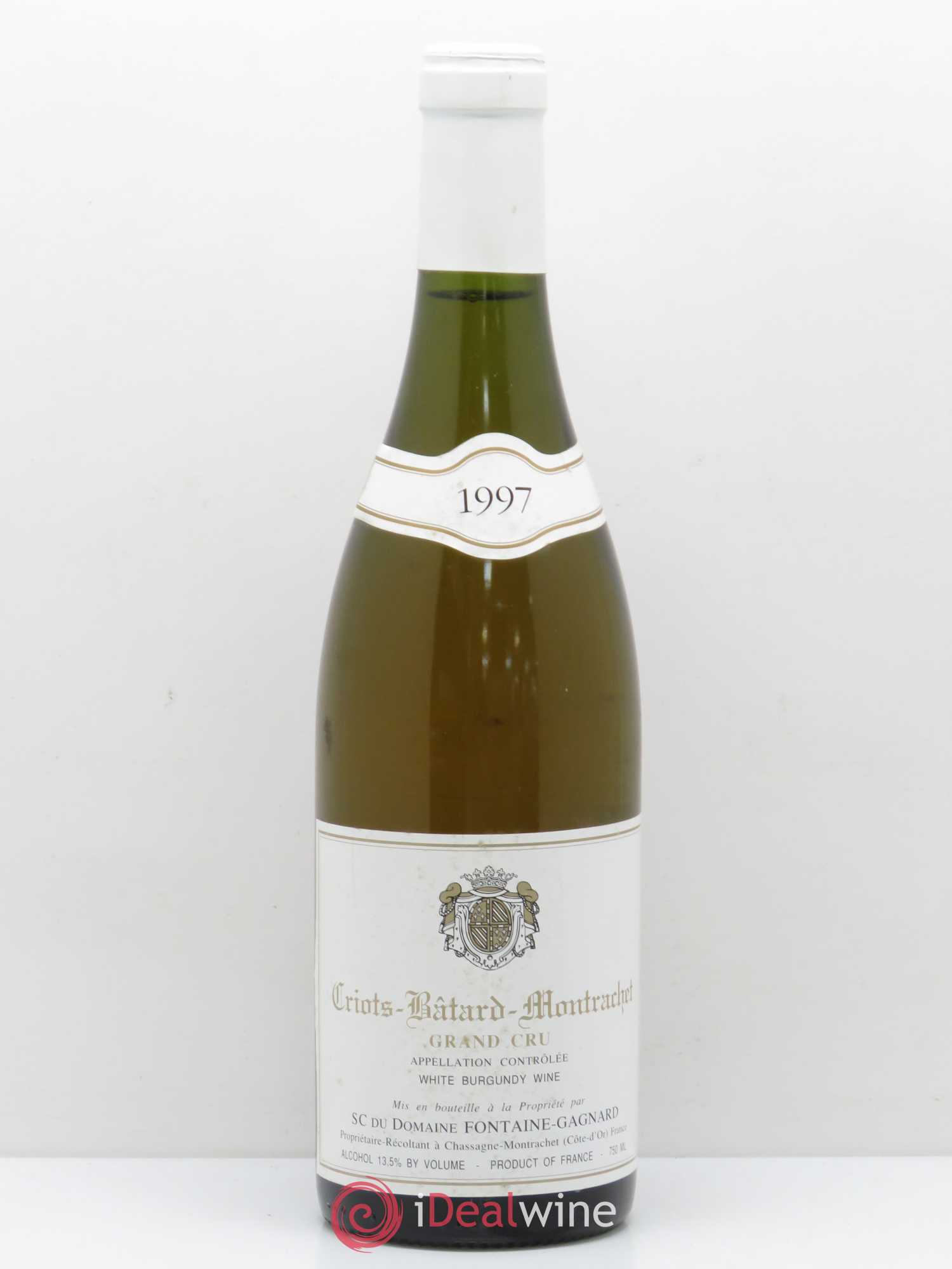Criots-Bâtard-Montrachet Grand Cru Fontaine-Gagnard (Domaine) 1997 - Lot de 1 bouteille - 0