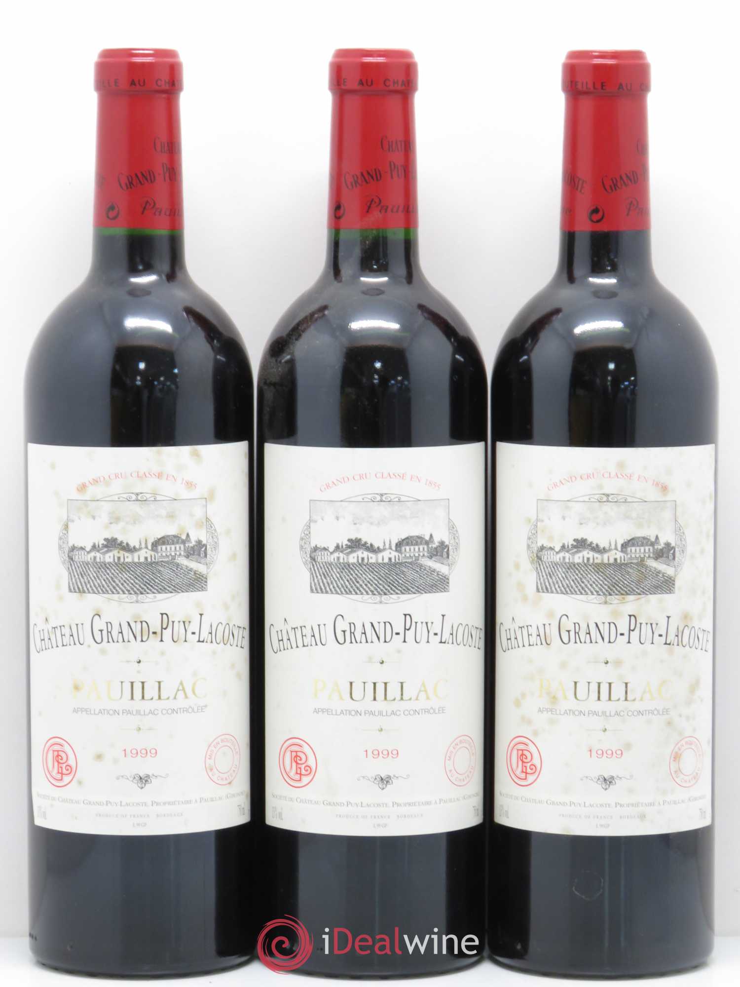 Château Grand Puy Lacoste 5ème Grand Cru Classé 1999 - Lotto di 6 bottiglie - 2
