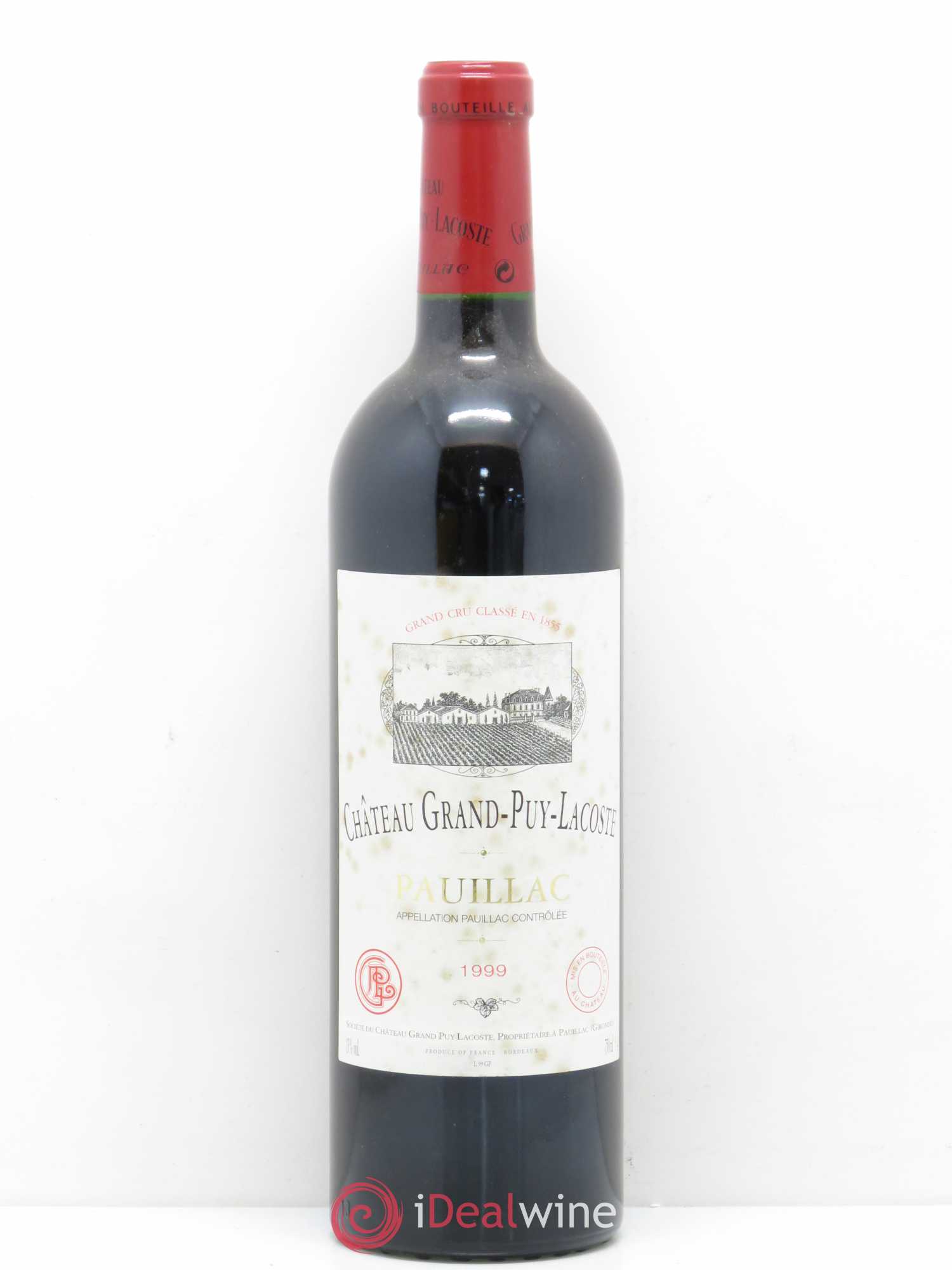 Château Grand Puy Lacoste 5ème Grand Cru Classé 1999 - Lot de 1 bouteille - 0