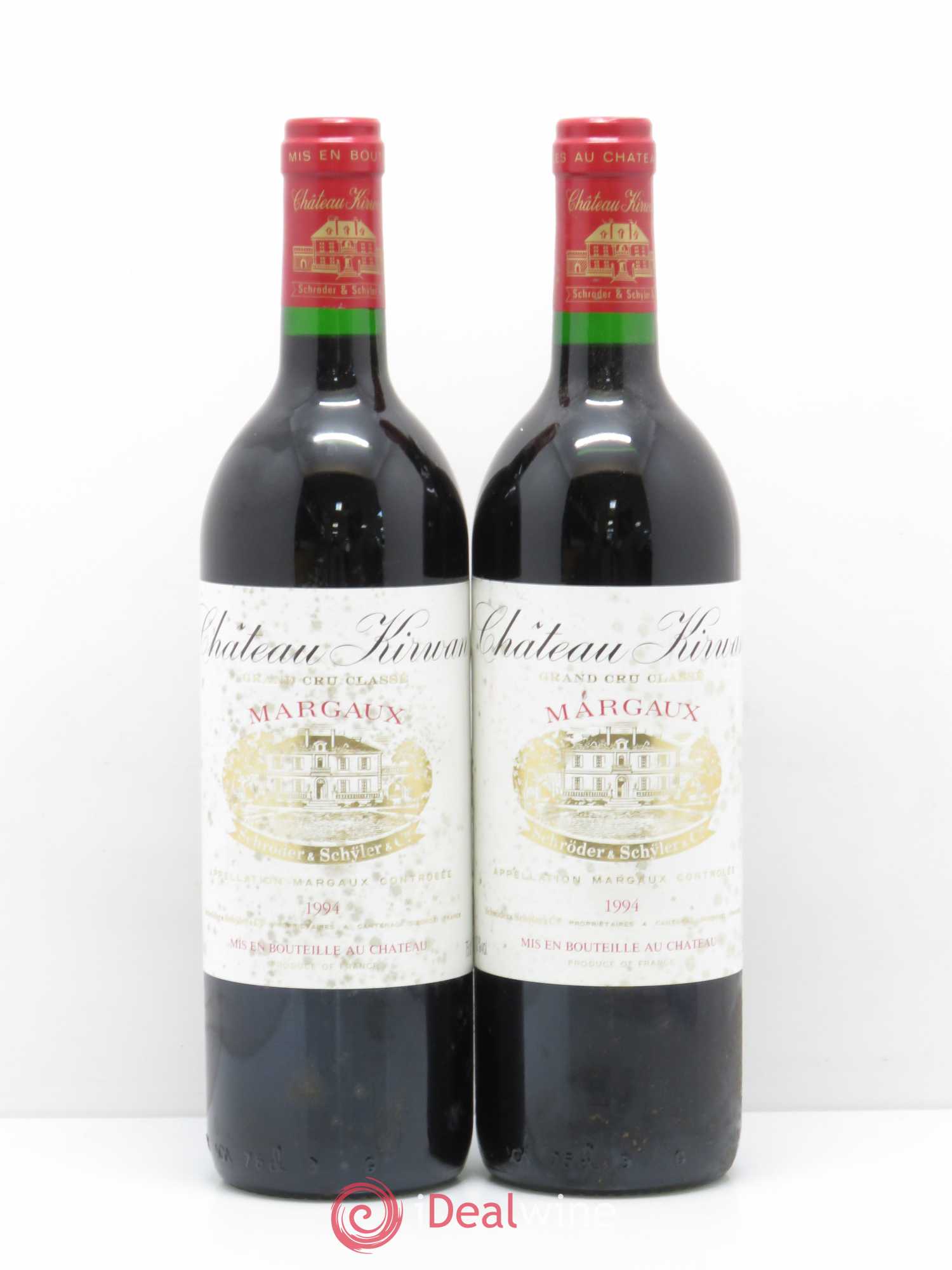 Château Kirwan 3ème Grand Cru Classé 1994 - Lot de 2 bouteilles - 0