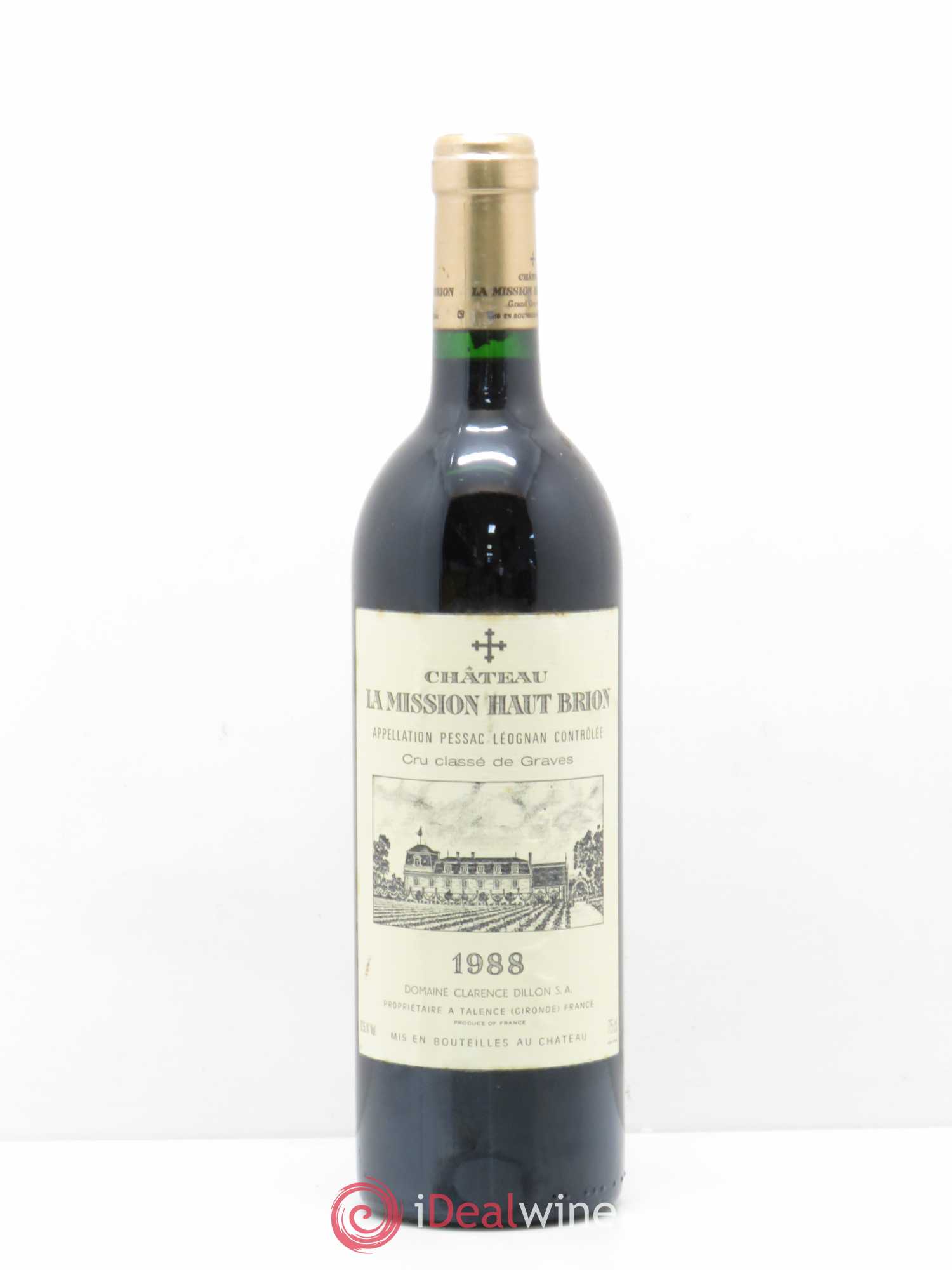 Château la Mission Haut-Brion Cru Classé de Graves 1988 - Lot de 1 bouteille - 0