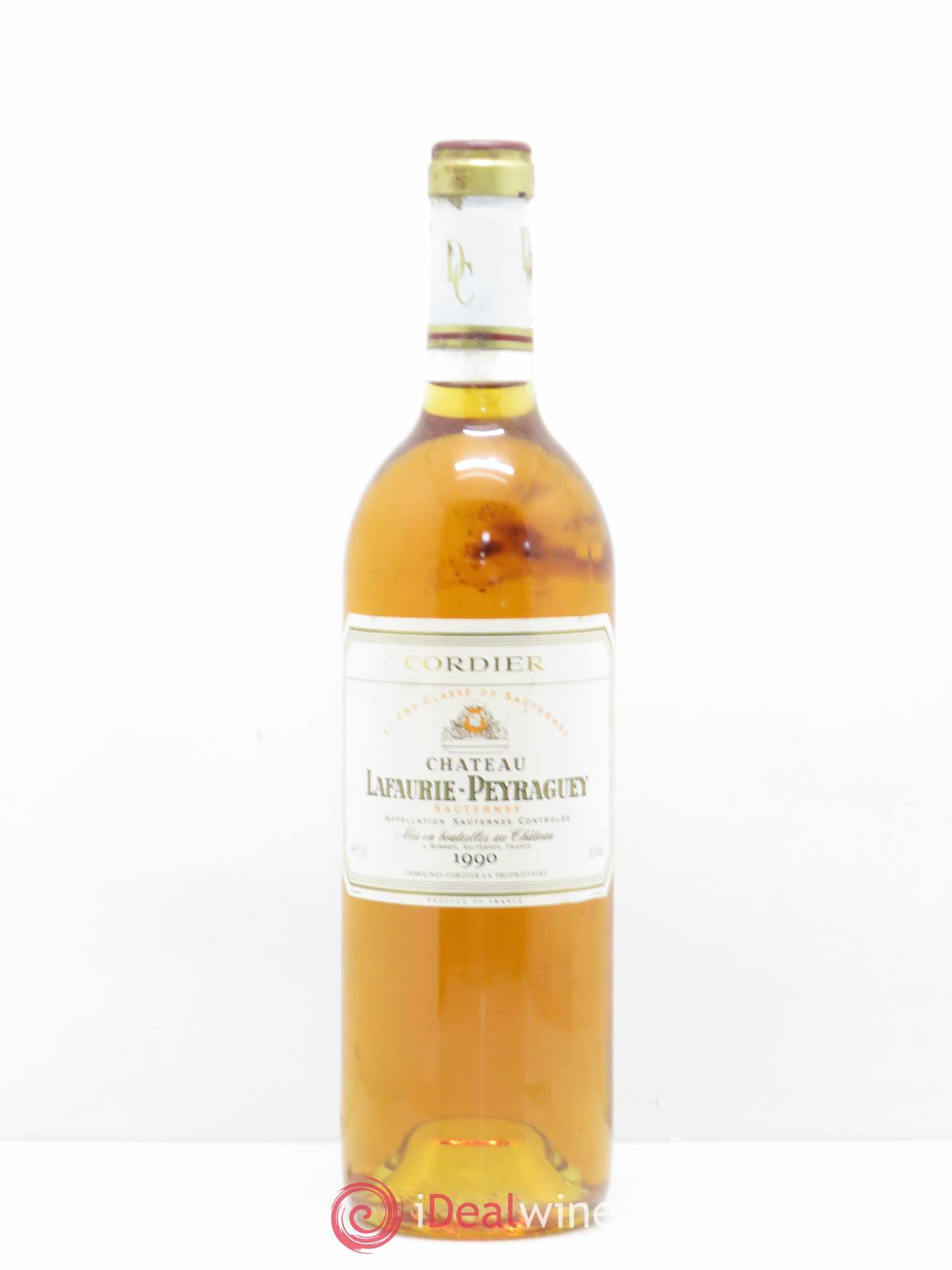 Château Lafaurie-Peyraguey 1er Grand Cru Classé 1990 - Lotto di 1 bottiglia - 0