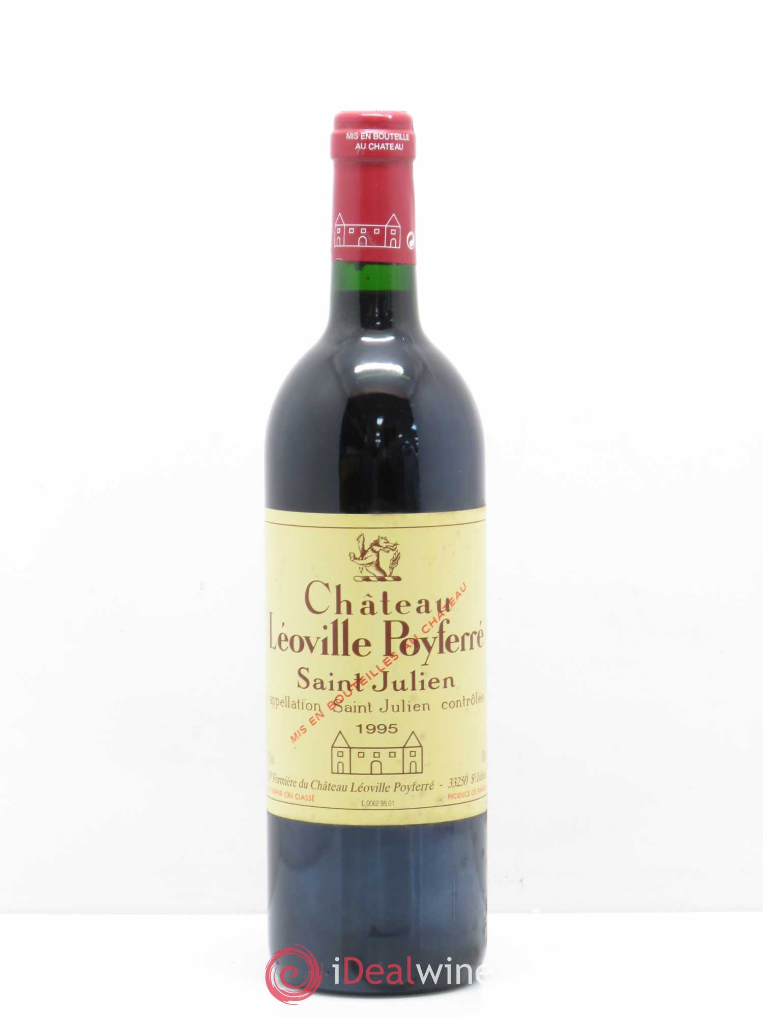 Château Léoville Poyferré 2ème Grand Cru Classé 1995 - Lot de 1 bouteille - 0