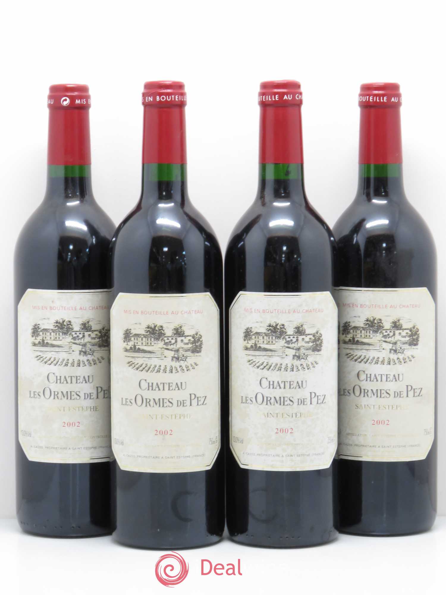 Château les Ormes de Pez 2002 - Lot de 4 bouteilles - 0