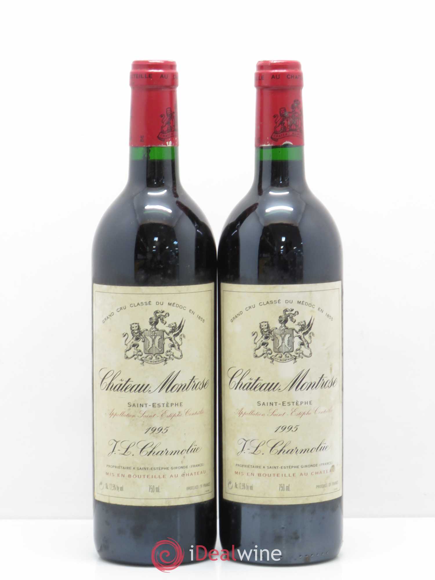 Château Montrose 2ème Grand Cru Classé 1995 - Lot de 2 bouteilles - 0