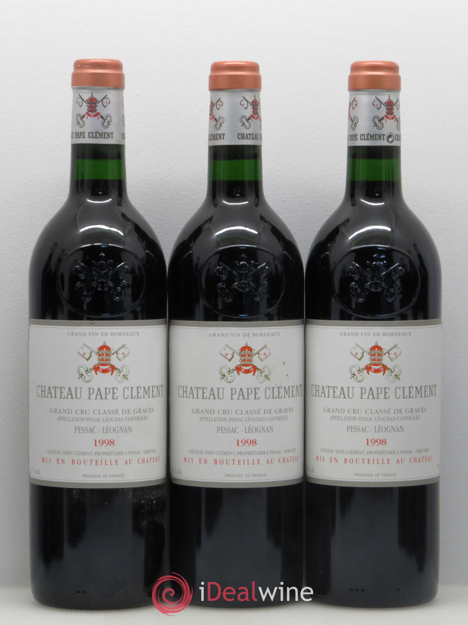 Château Pape Clément Cru Classé de Graves 1998 - Lot de 11 bouteilles - 2
