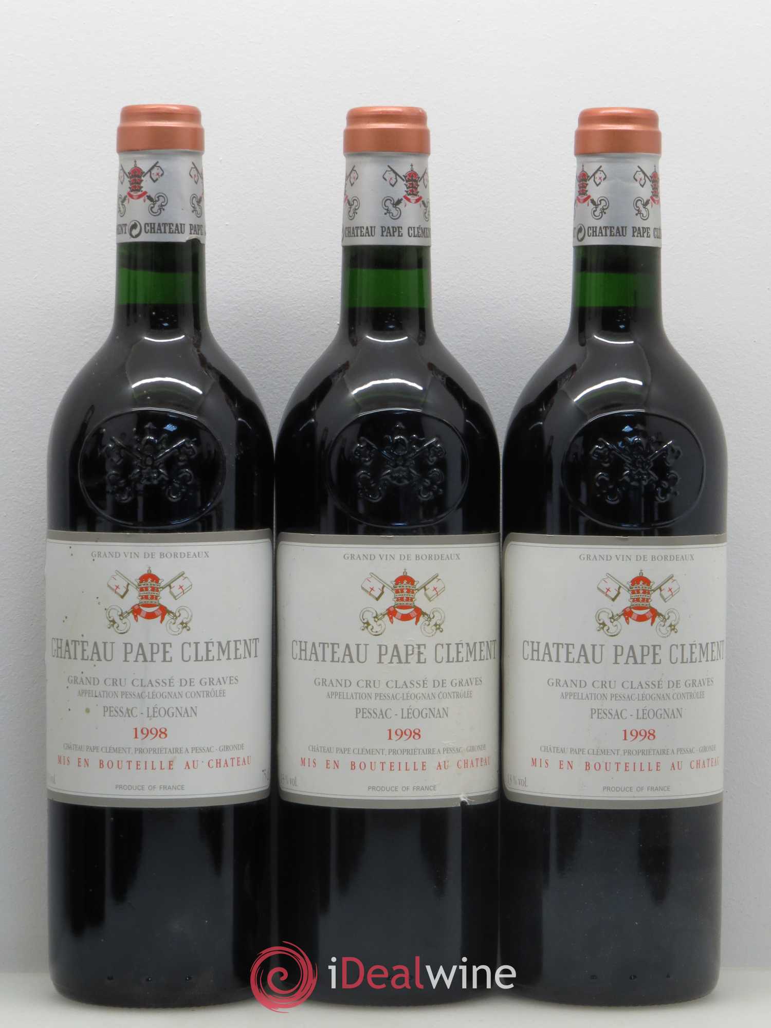 Château Pape Clément Cru Classé de Graves 1998 - Lot de 11 bouteilles - 3