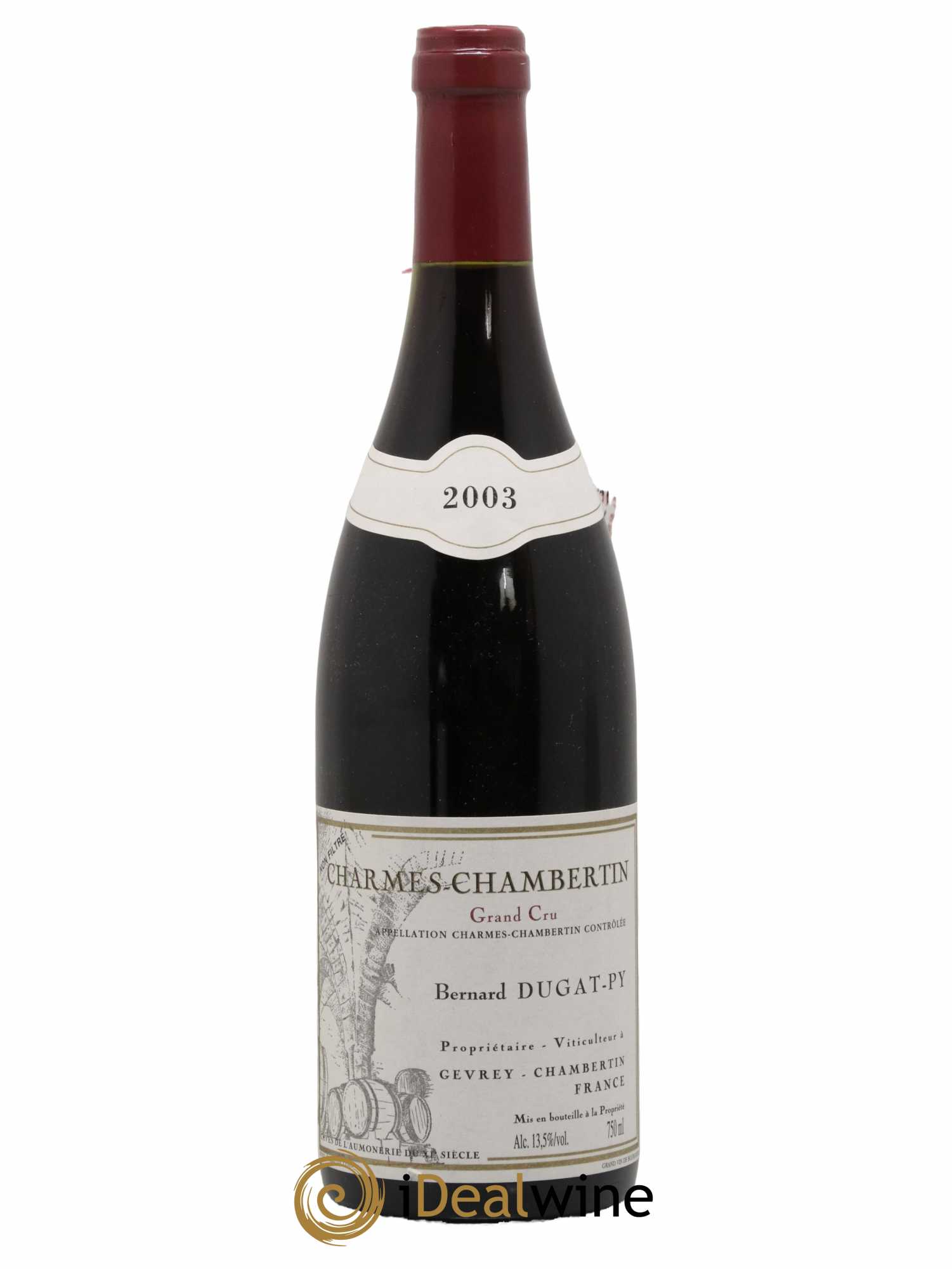 Charmes-Chambertin Grand Cru Dugat-Py 2003 - Lot de 1 bouteille - 0