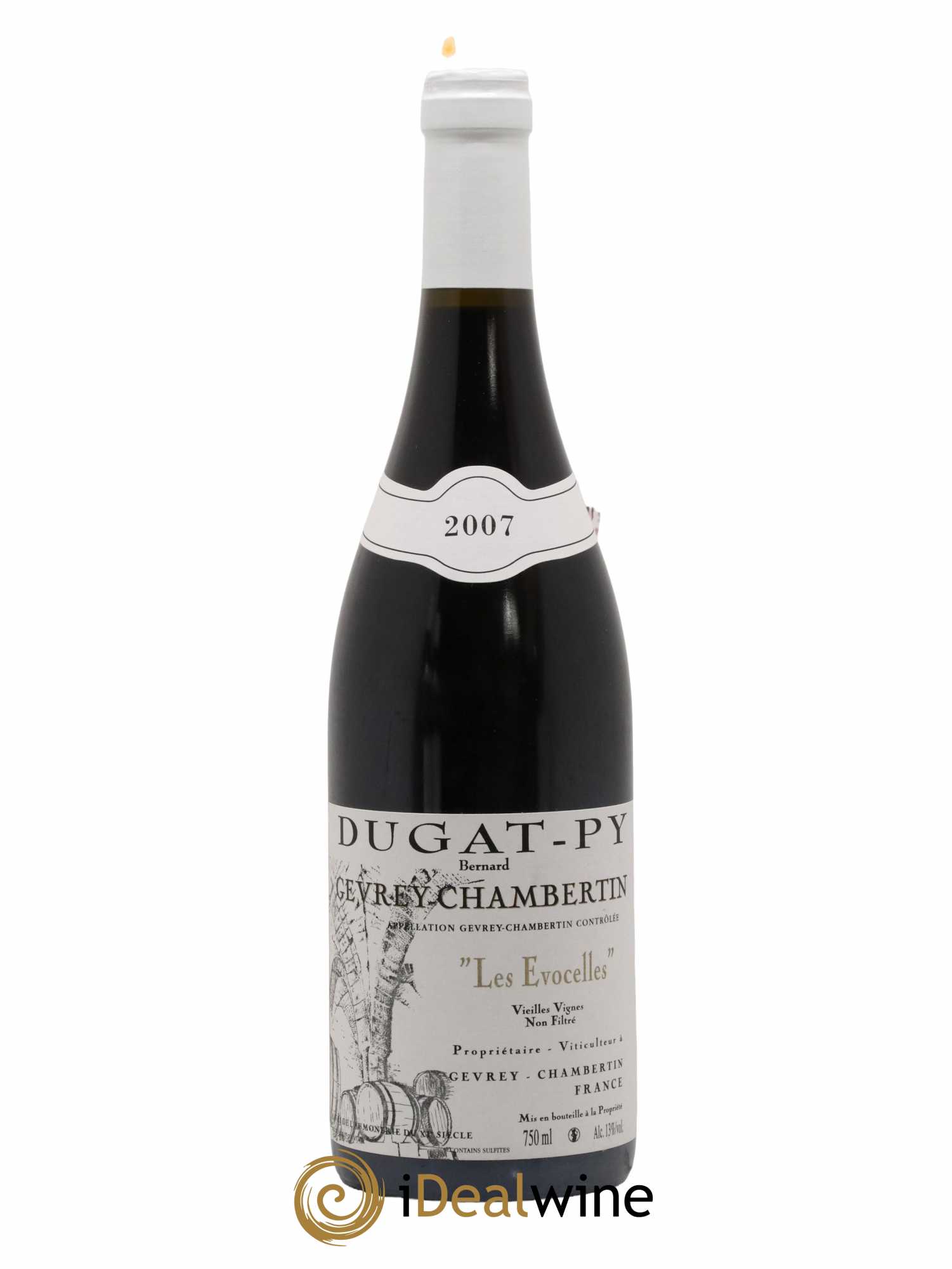Gevrey-Chambertin Les Evocelles Vieilles Vignes Dugat-Py 2007 - Lot de 1 bouteille - 0