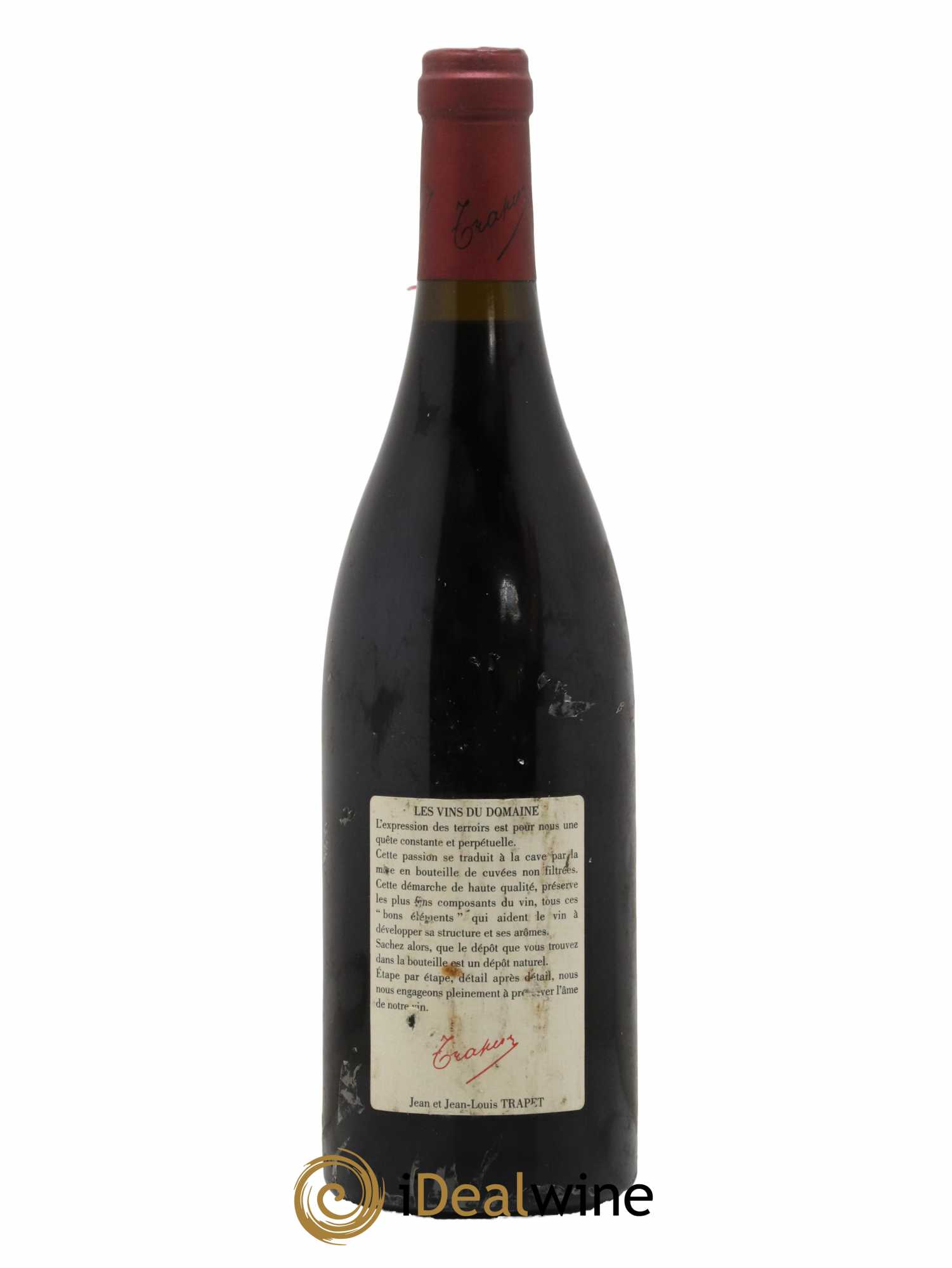 Chambertin Grand Cru Domaine Trapet 2000 - Lot de 1 bouteille - 1