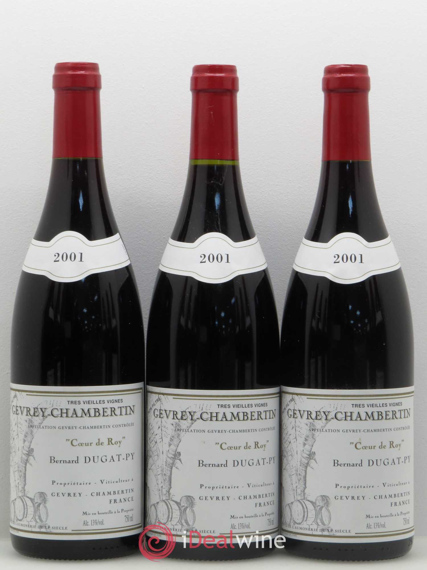 Gevrey-Chambertin Coeur de Roy Très Vieilles Vignes Dugat-Py Très Vieilles Vignes 2001 - Lot de 12 bouteilles - 2