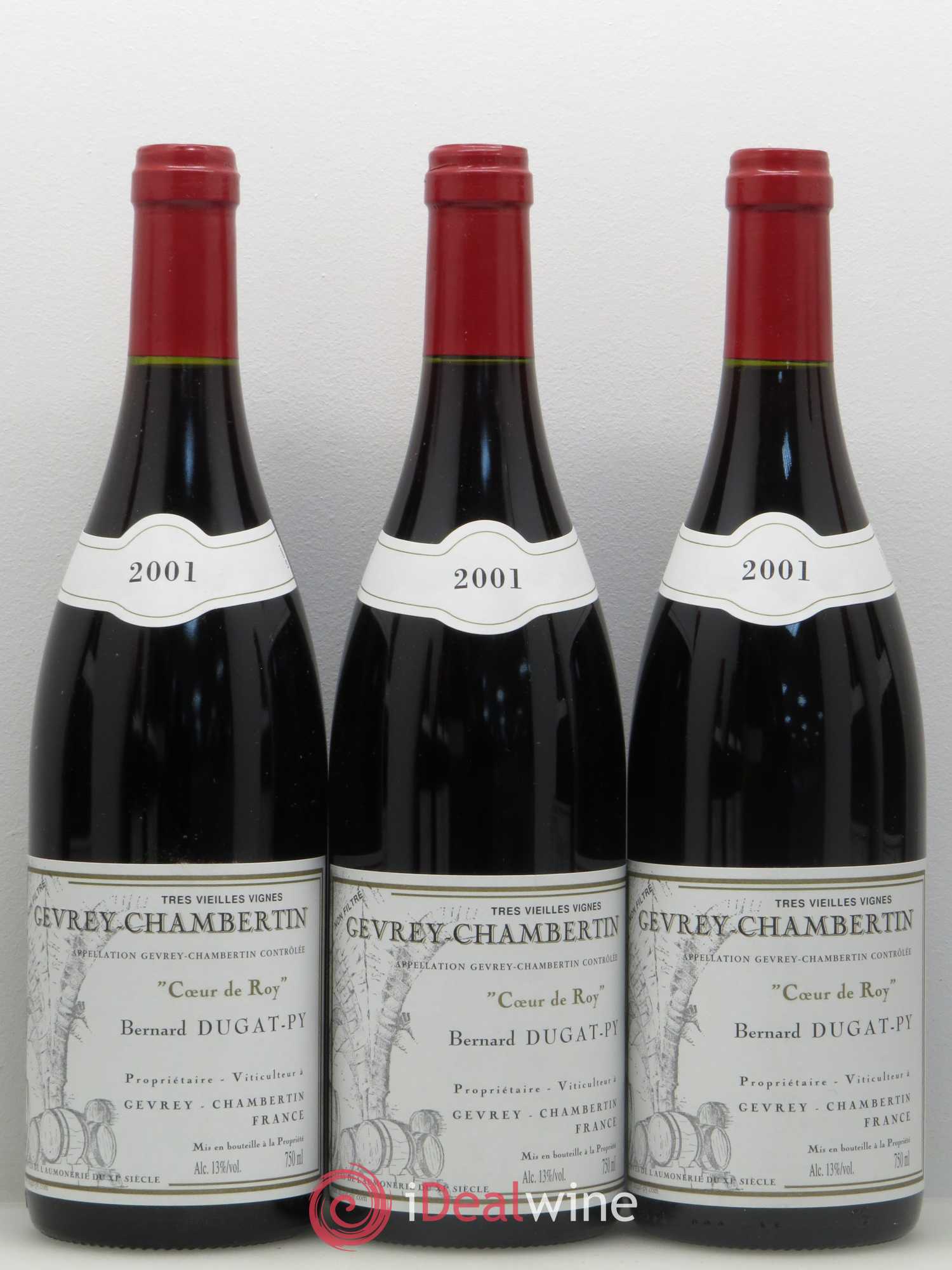 Gevrey-Chambertin Coeur de Roy Très Vieilles Vignes Dugat-Py Très Vieilles Vignes 2001 - Lot de 12 bouteilles - 4