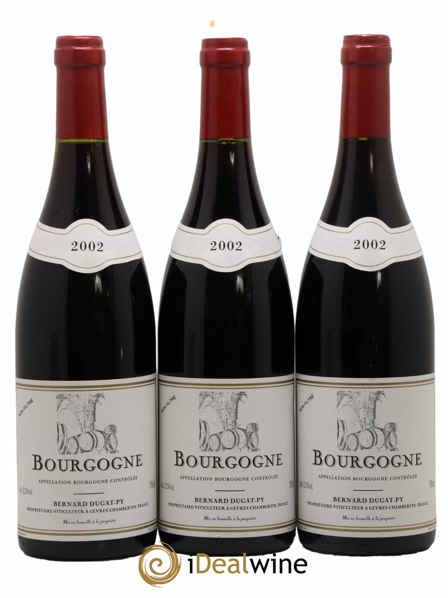 Bourgogne Dugat-Py 2002 - Lot de 3 bouteilles - 0