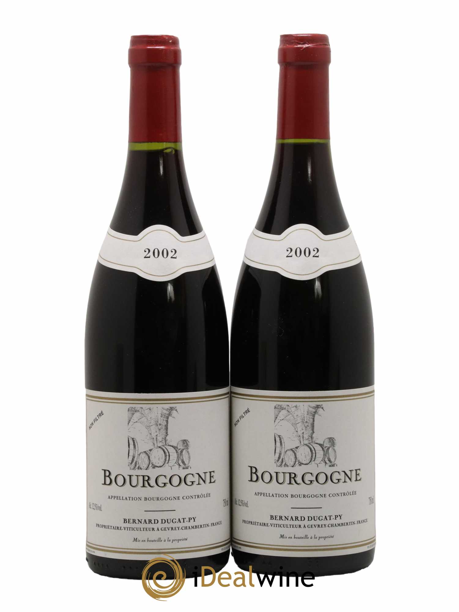Bourgogne Dugat-Py 2002 - Lot de 2 bouteilles - 0