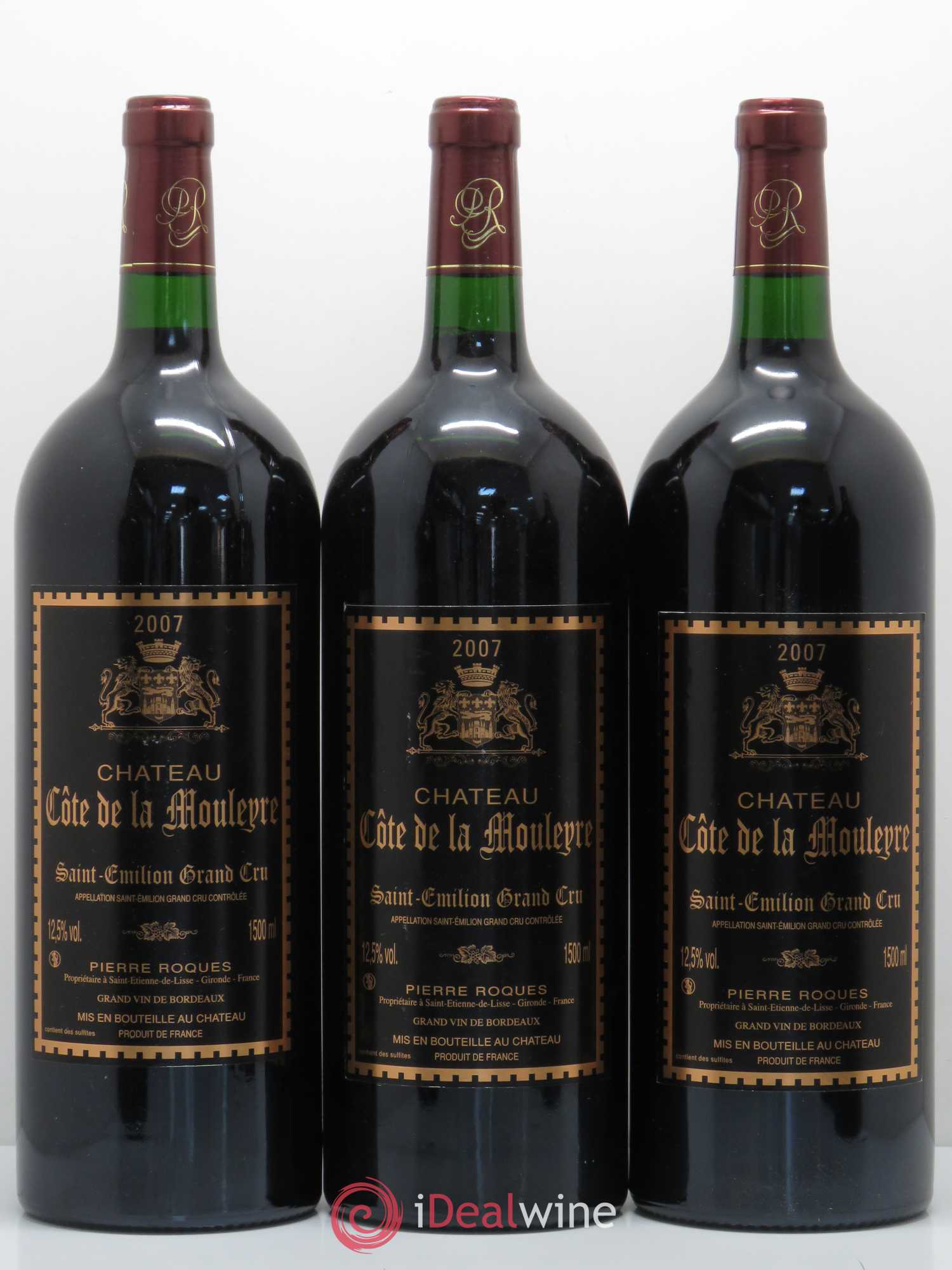 Saint-Émilion Château Côte de la Mouleyre 2007 - Posten von 6 Magnum - 1