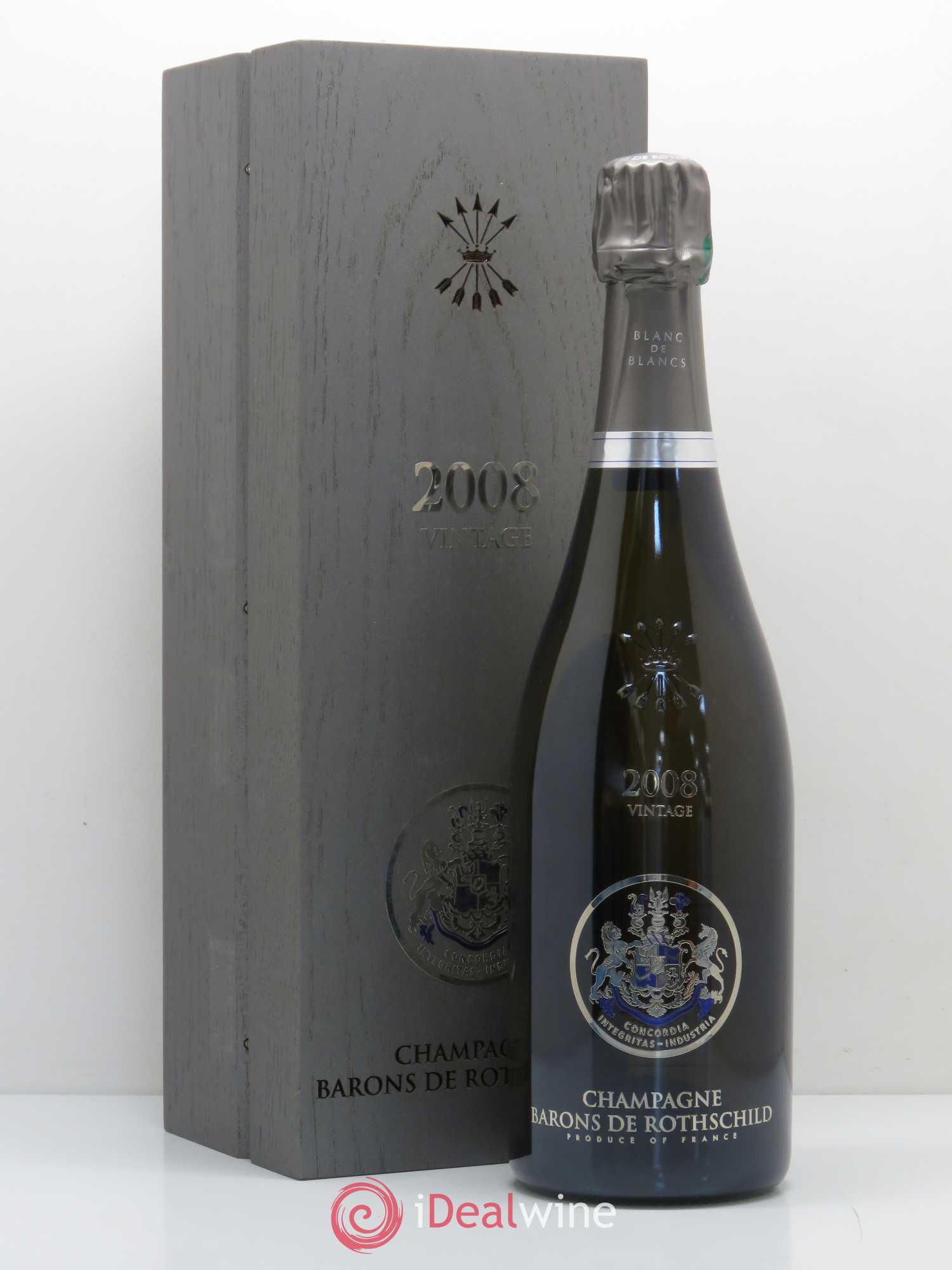 Champagne Barons de Rothschild Blanc de Blancs Vintage 2008 - Posten von 1 Flasche - 2