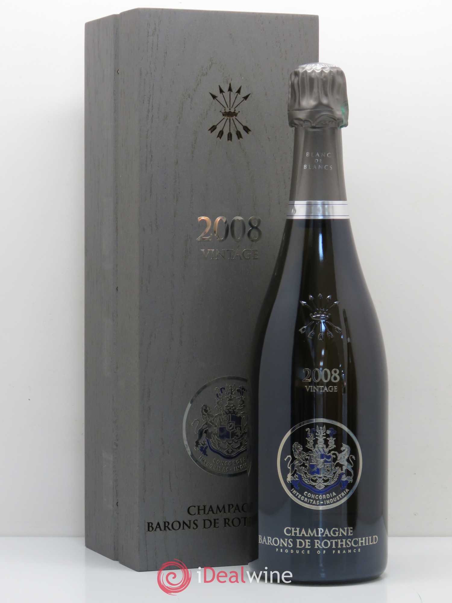 Champagne Barons de Rothschild Blanc de Blancs Vintage 2008 - Posten von 2 Flaschen - 2